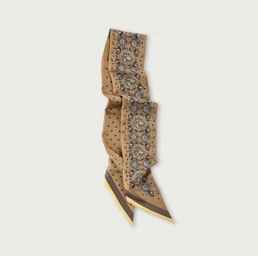 45rpm 45R Silk Paisley Pattern Scarf Size ONE SIZE - 2 Thumbnail