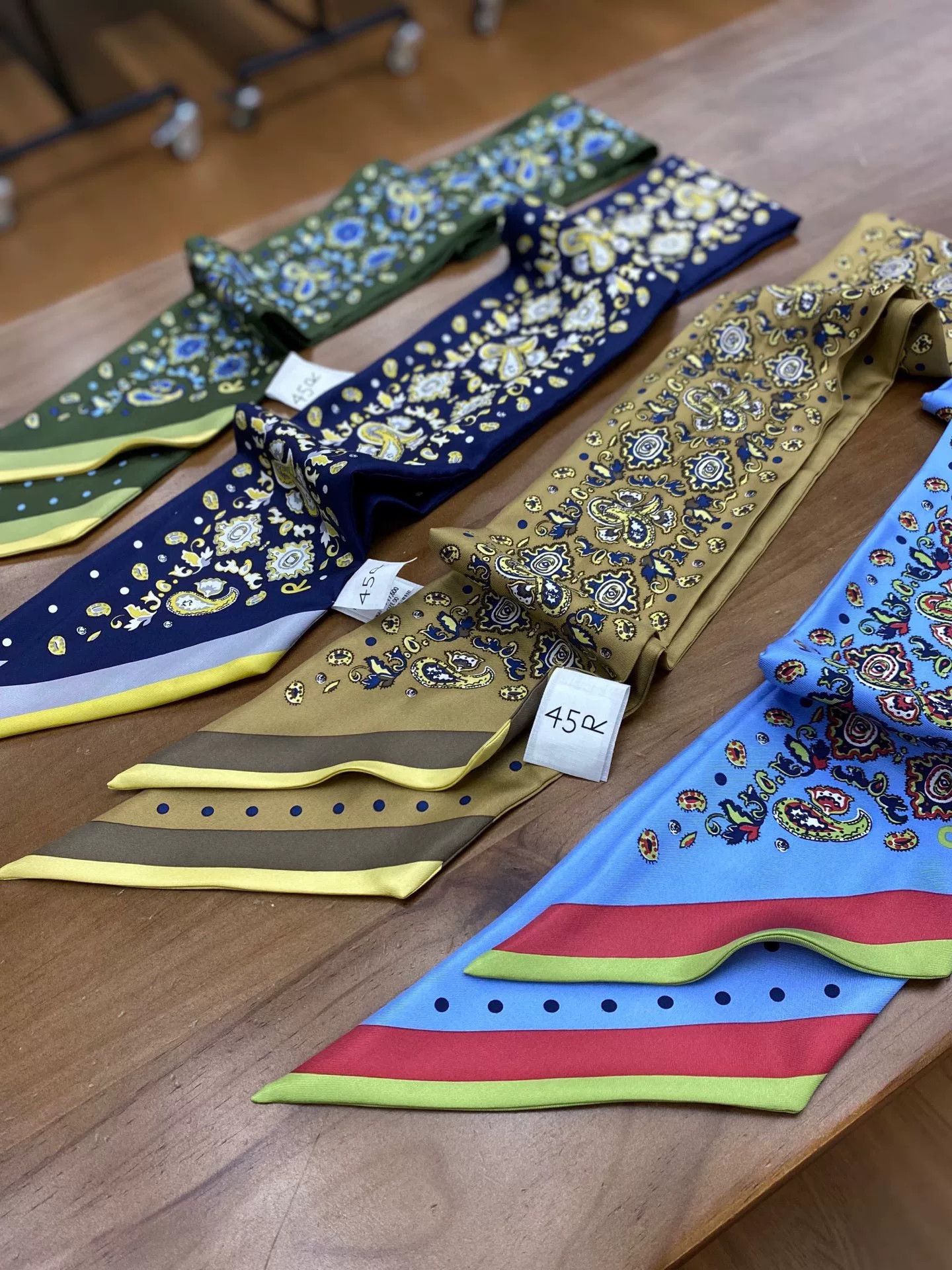 45rpm 45R Silk Paisley Pattern Scarf Size ONE SIZE - 9 Thumbnail