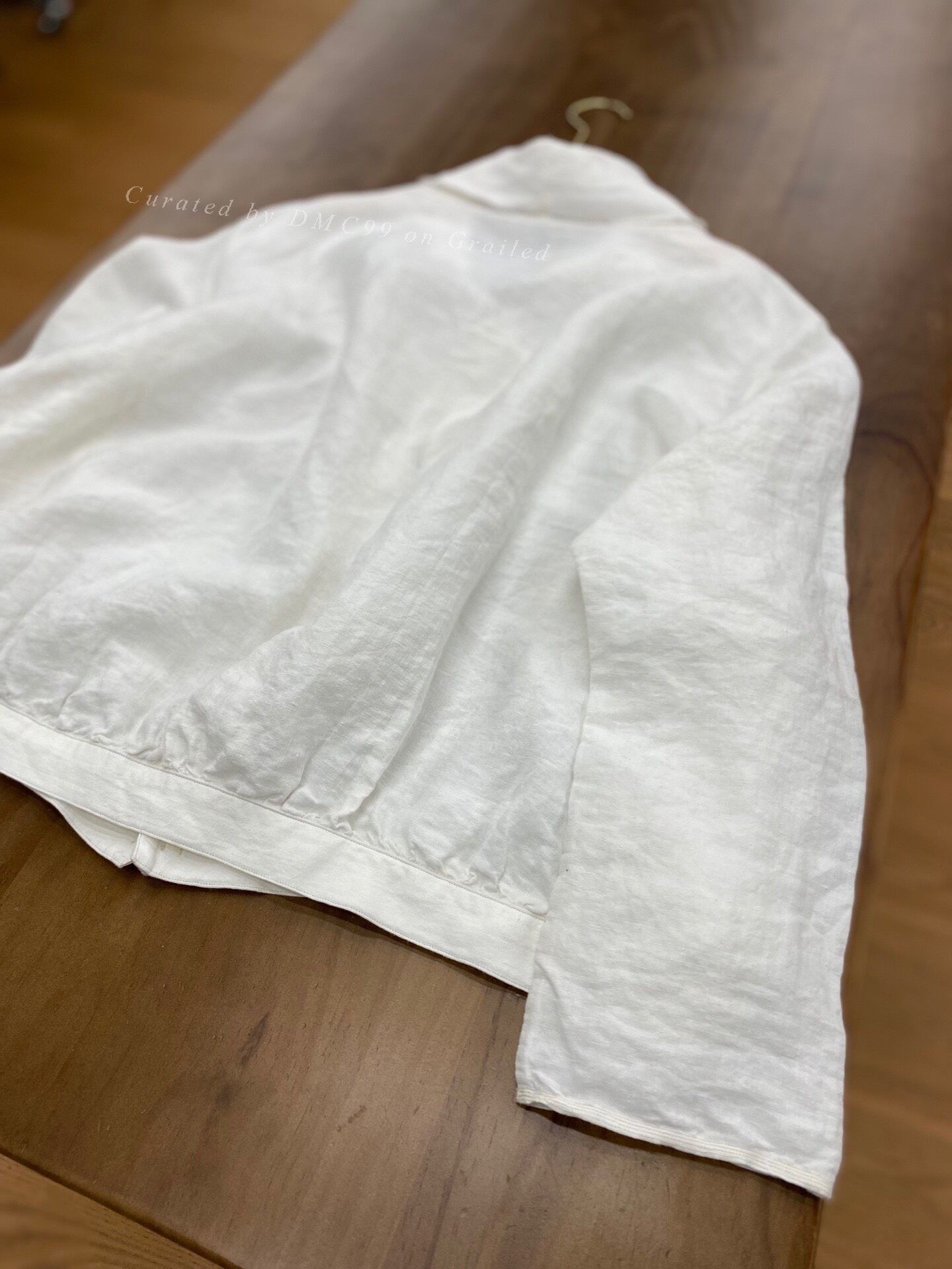 KAVU Kaval White Linen Frog Button Cardigan Size M / US 6-8 / IT 42-44 - 9 Thumbnail