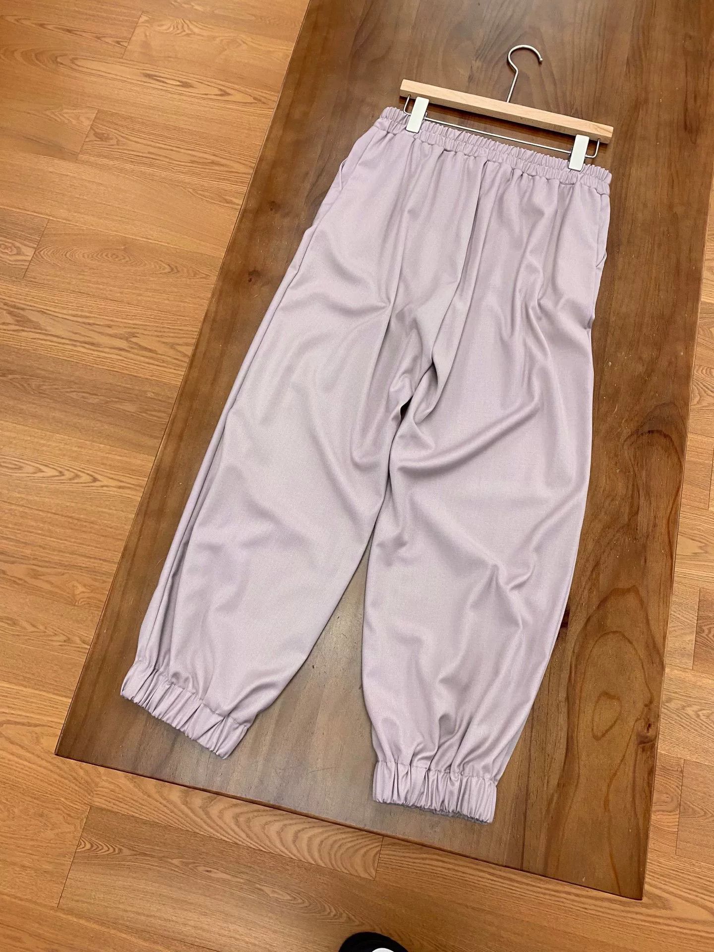 Other Nathalie Light Purple Elastic Waist Joggers Size 28" / US 6 / IT 42 - 4 Thumbnail