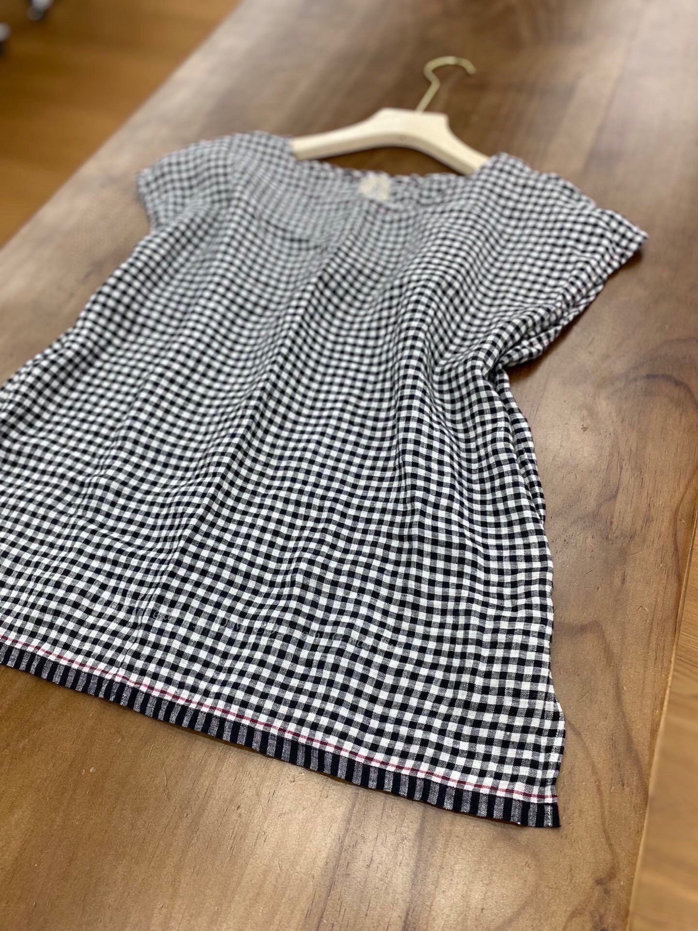Other DVE Classic Black White Check Sleeveless Top Size S / US 4 / IT 40 - 3 Thumbnail