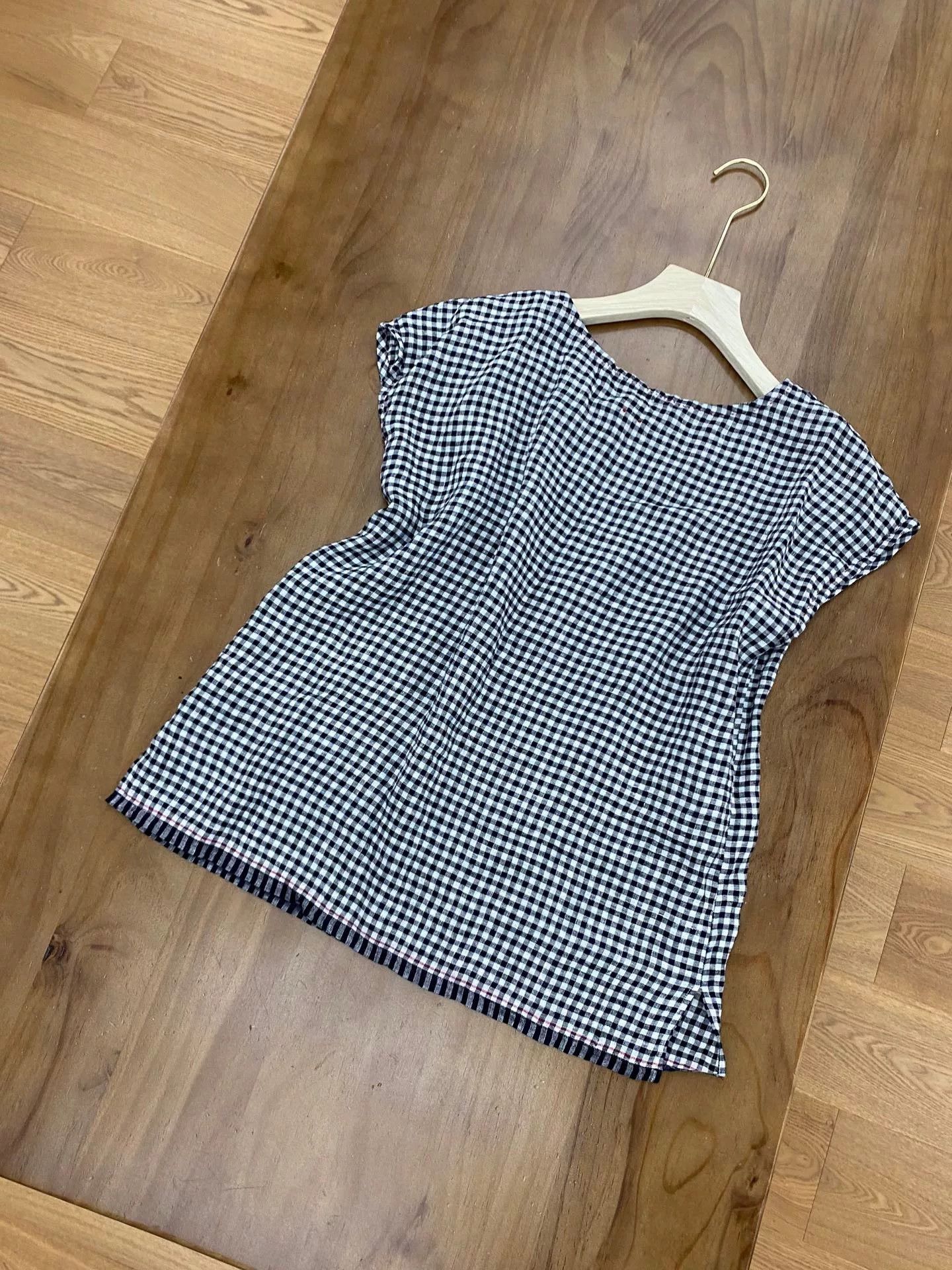 Other DVE Classic Black White Check Sleeveless Top Size S / US 4 / IT 40 - 4 Thumbnail