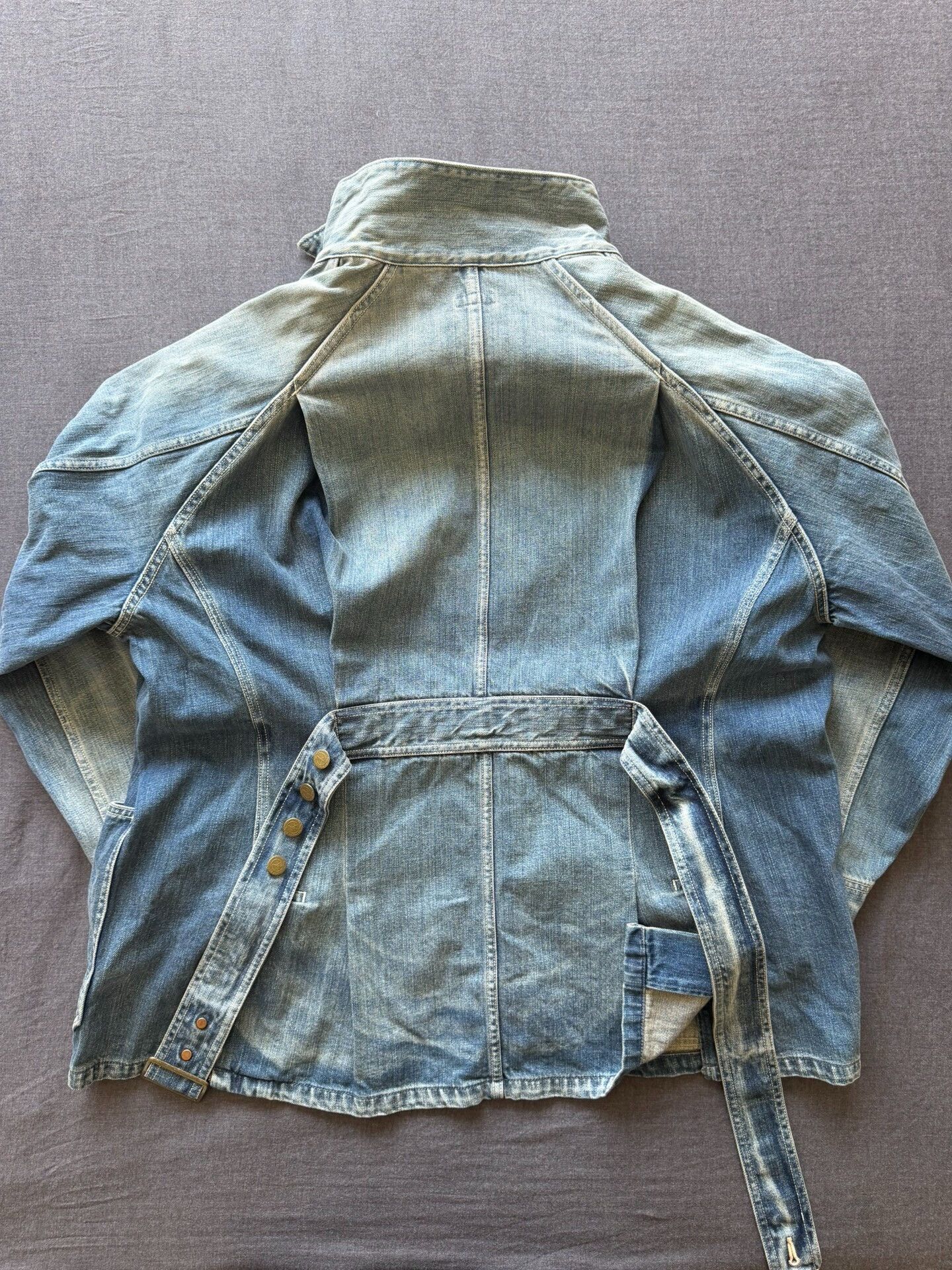 Kapital Kapital Belted Denim Work Jacket Size US L / EU 52-54 / 3 - 6 Thumbnail