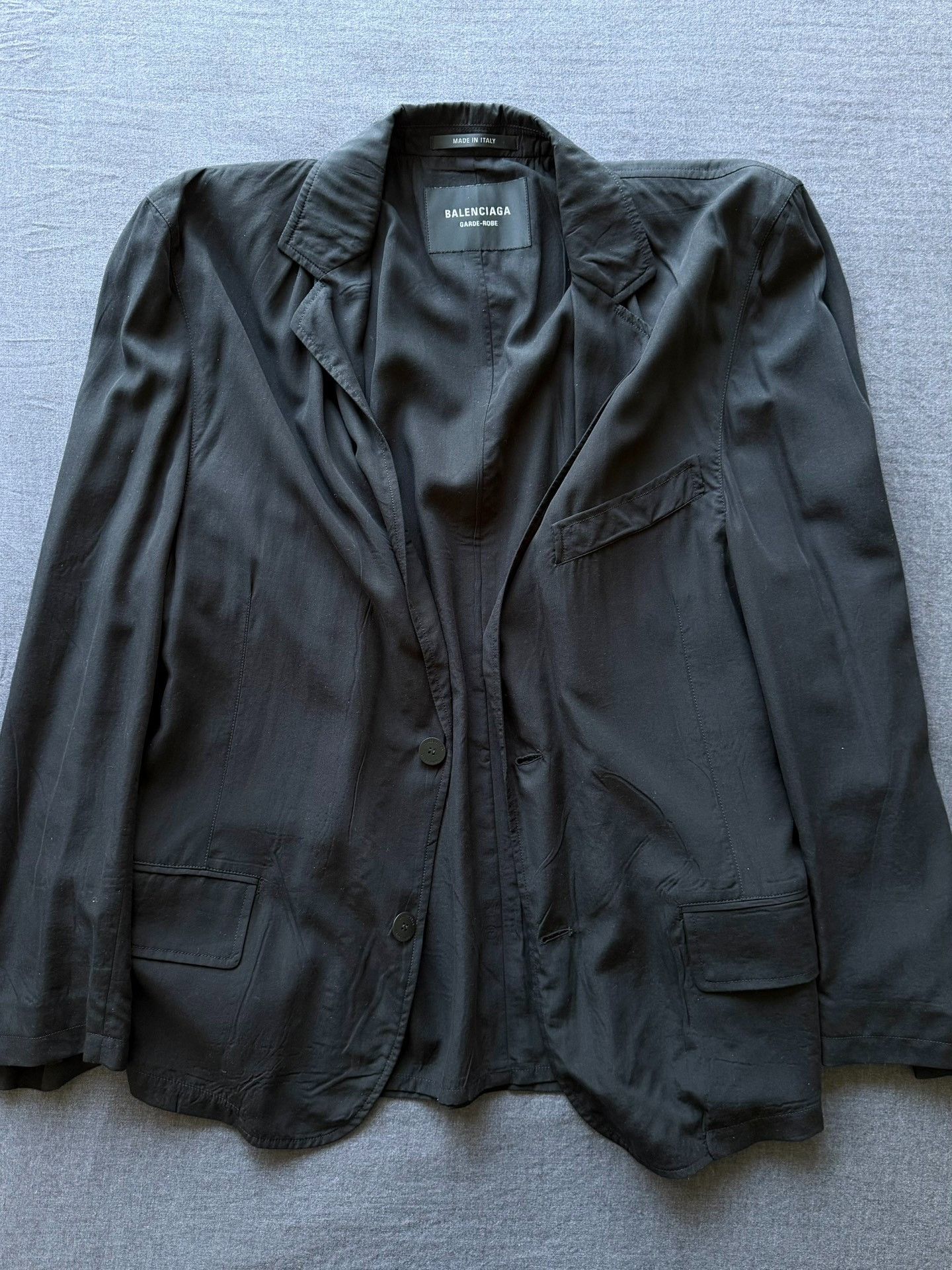 Balenciaga Balenciaga 24 Winter Draped Blazer Size US S / EU 44-46 / 1 - 2 Thumbnail