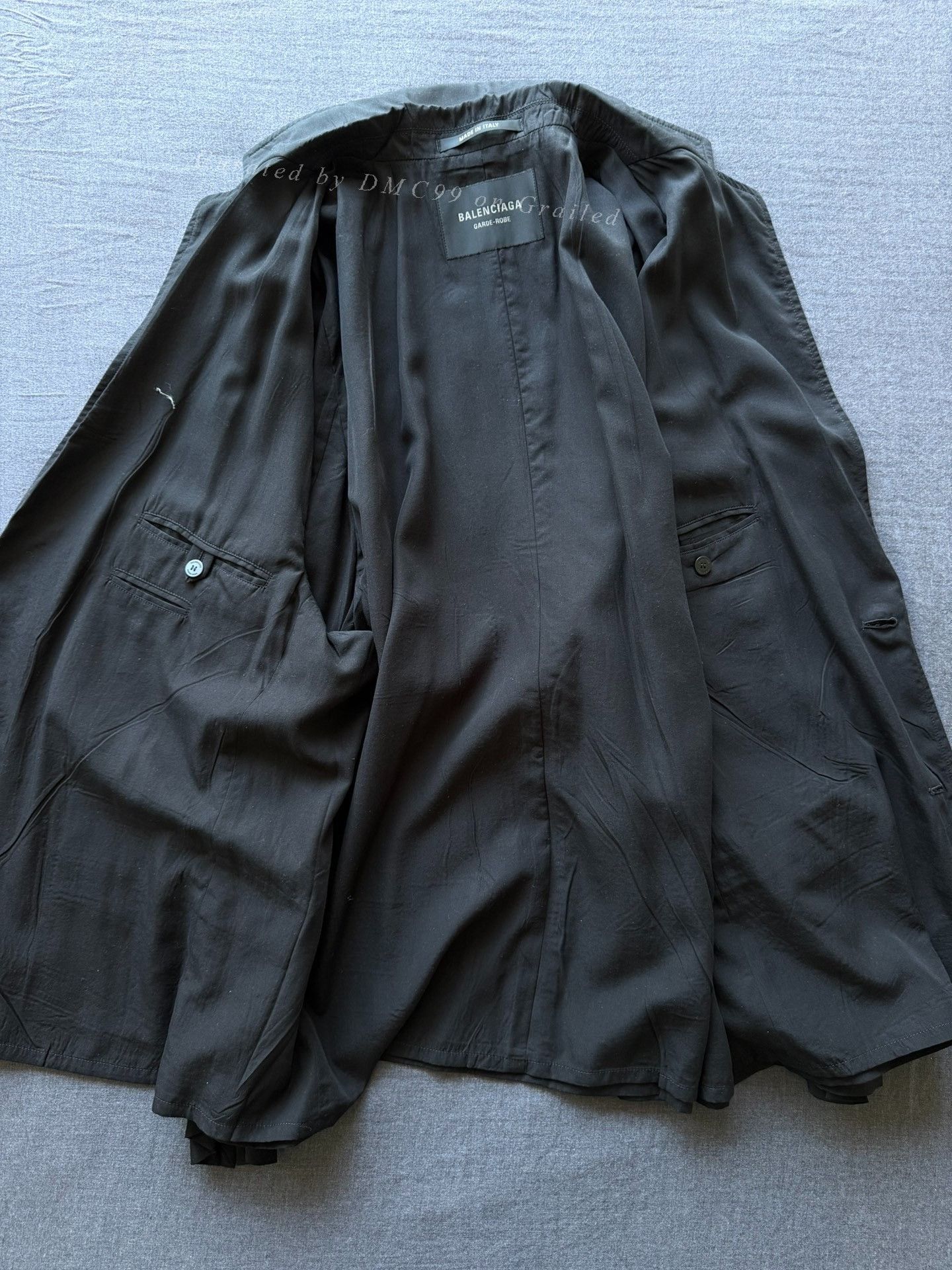 Balenciaga Balenciaga 24 Winter Draped Blazer Size US S / EU 44-46 / 1 - 3 Thumbnail