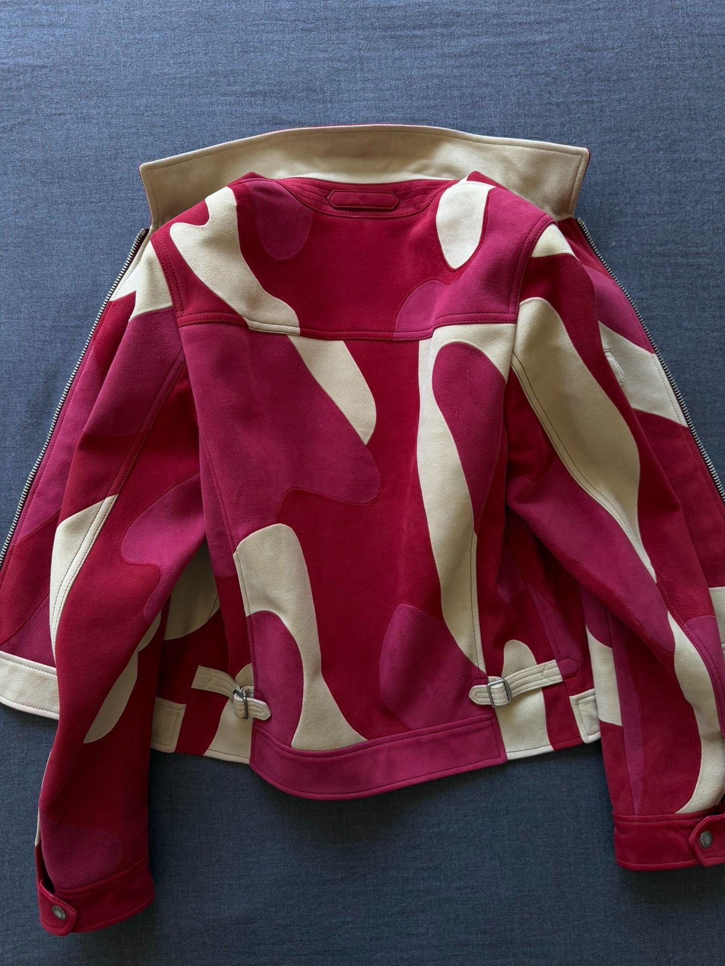 Tom Ford Tom Ford 2016SS Asymmetric Tri-Color Leather Jacket Size US S / EU 44-46 / 1 - 3 Thumbnail