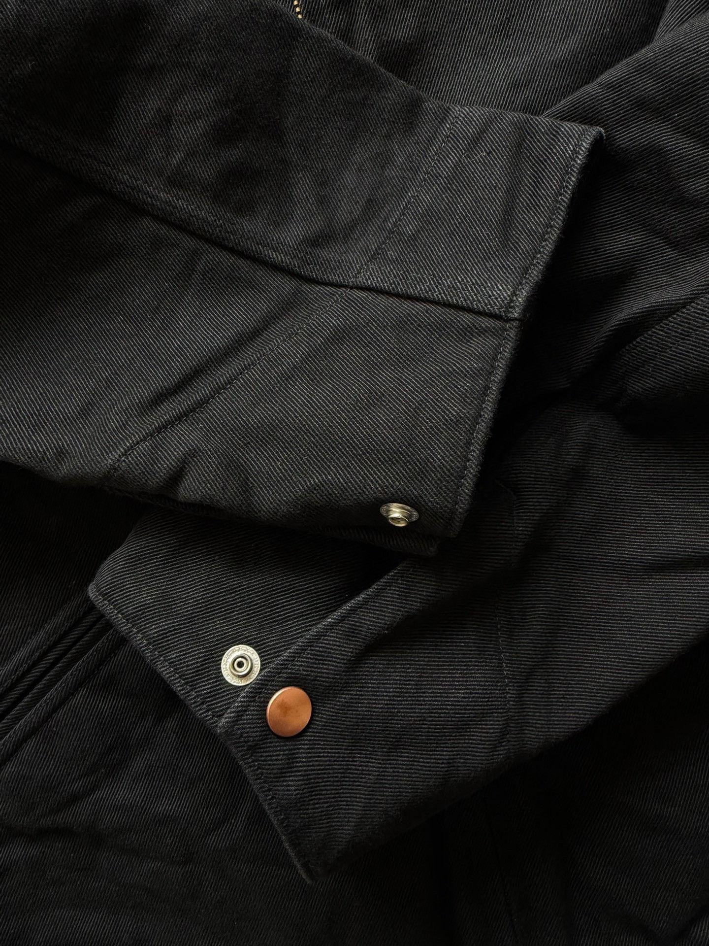 Comoli Comoli 26SS Black Denim Jacket Size US L / EU 52-54 / 3 - 3 Thumbnail