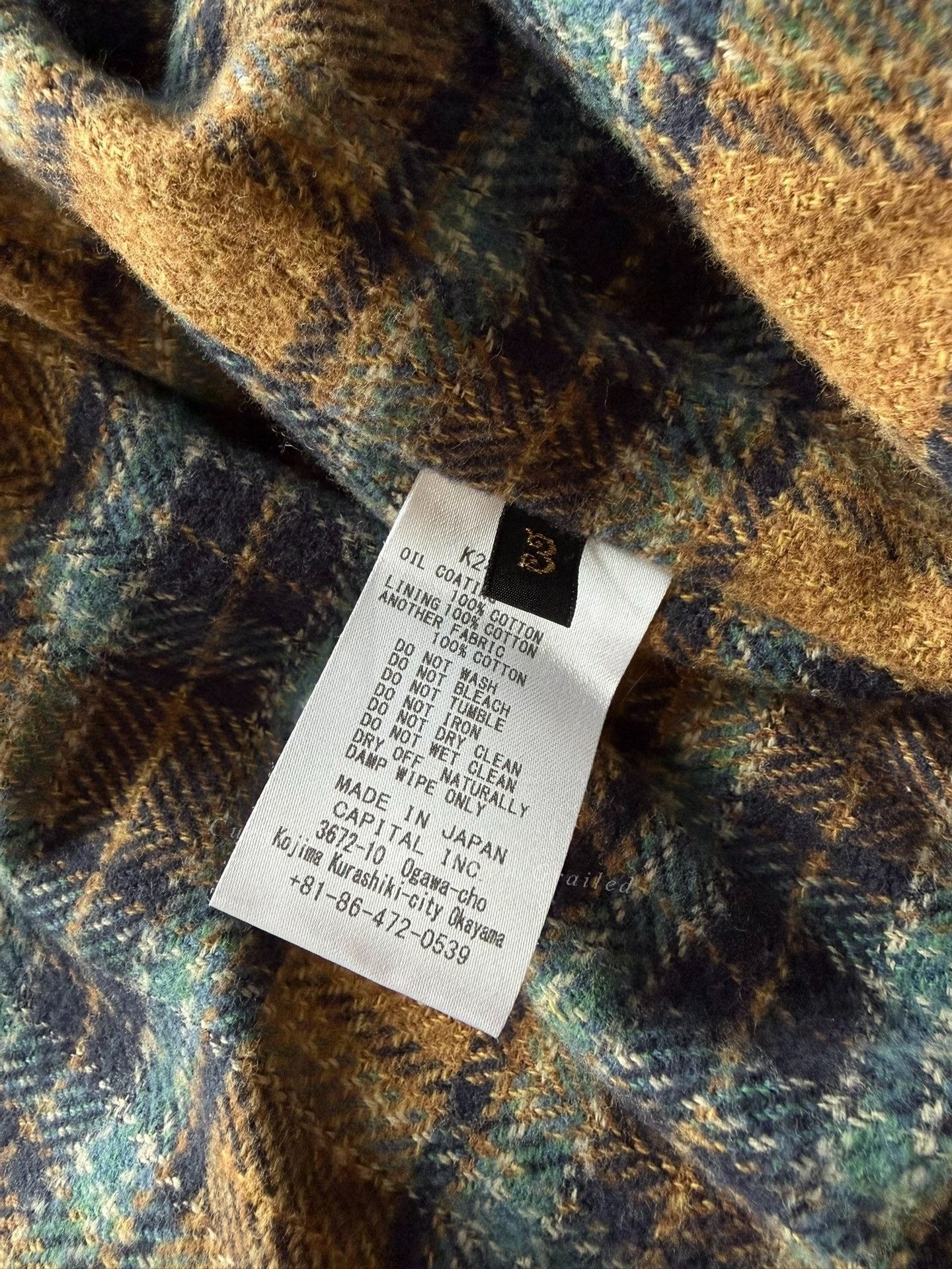 Kapital Kapital Waxed Double-Sided Short Jacket Size US L / EU 52-54 / 3 - 7 Thumbnail