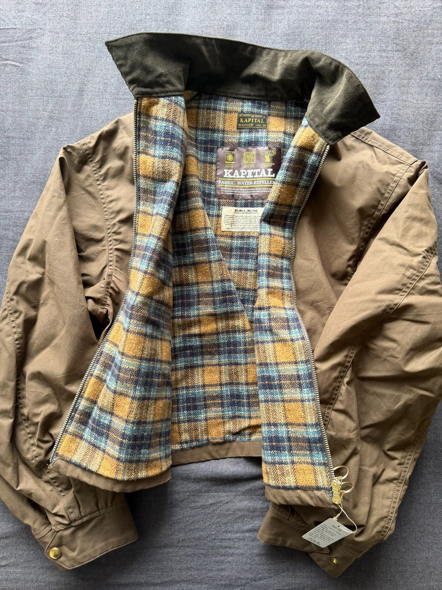 Kapital Kapital Waxed Double-Sided Short Jacket Size US L / EU 52-54 / 3 - 8 Thumbnail