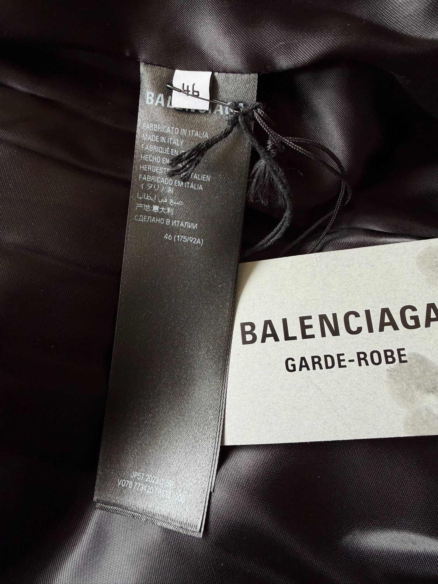 Balenciaga Balenciaga Sheepskin Padded Jacket Size US S / EU 44-46 / 1 - 5 Thumbnail