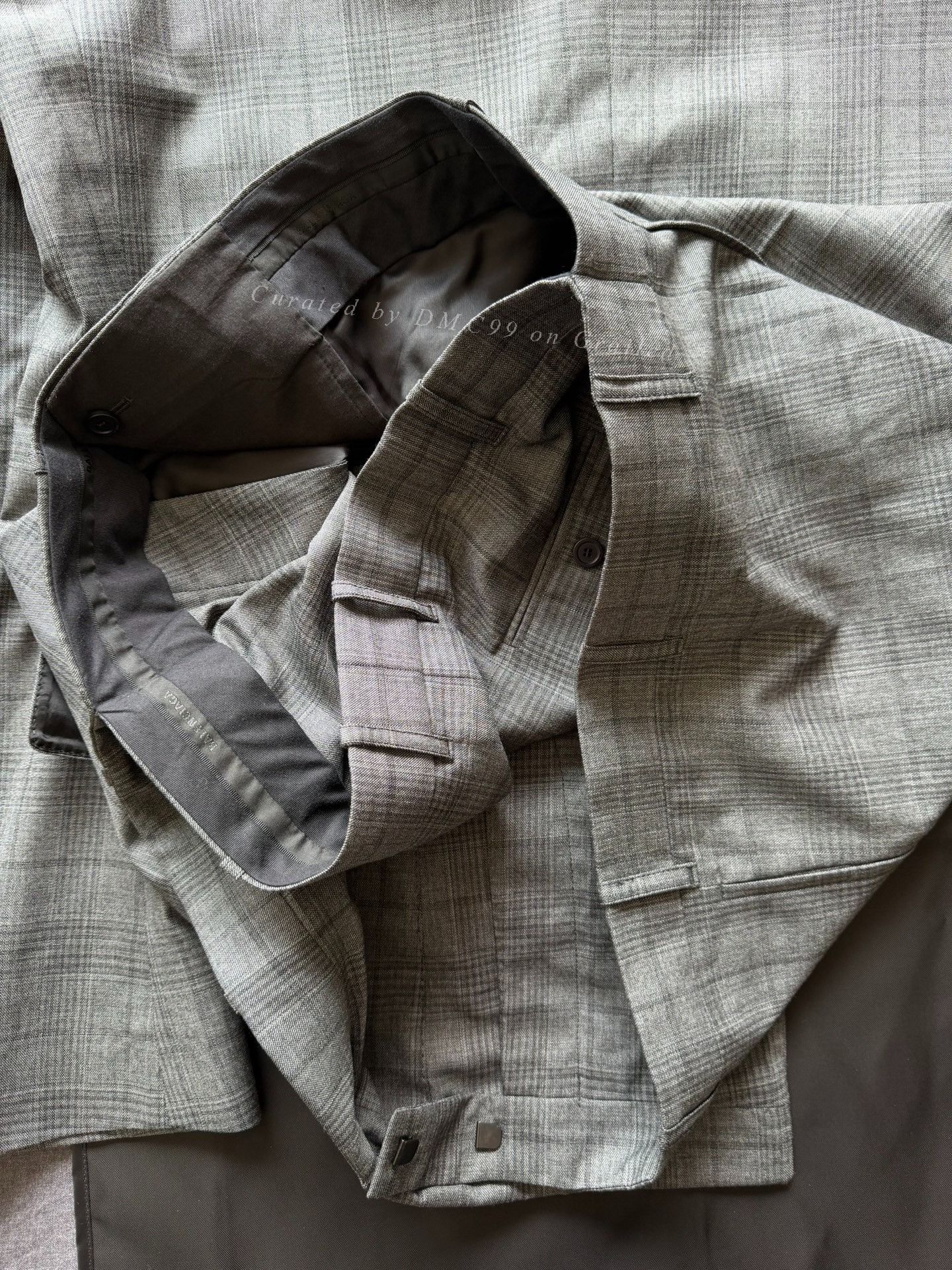 Balenciaga Balenciaga Plaid Deconstructed Double-Breasted Suit Size US S / EU 44-46 / 1 - 6 Thumbnail