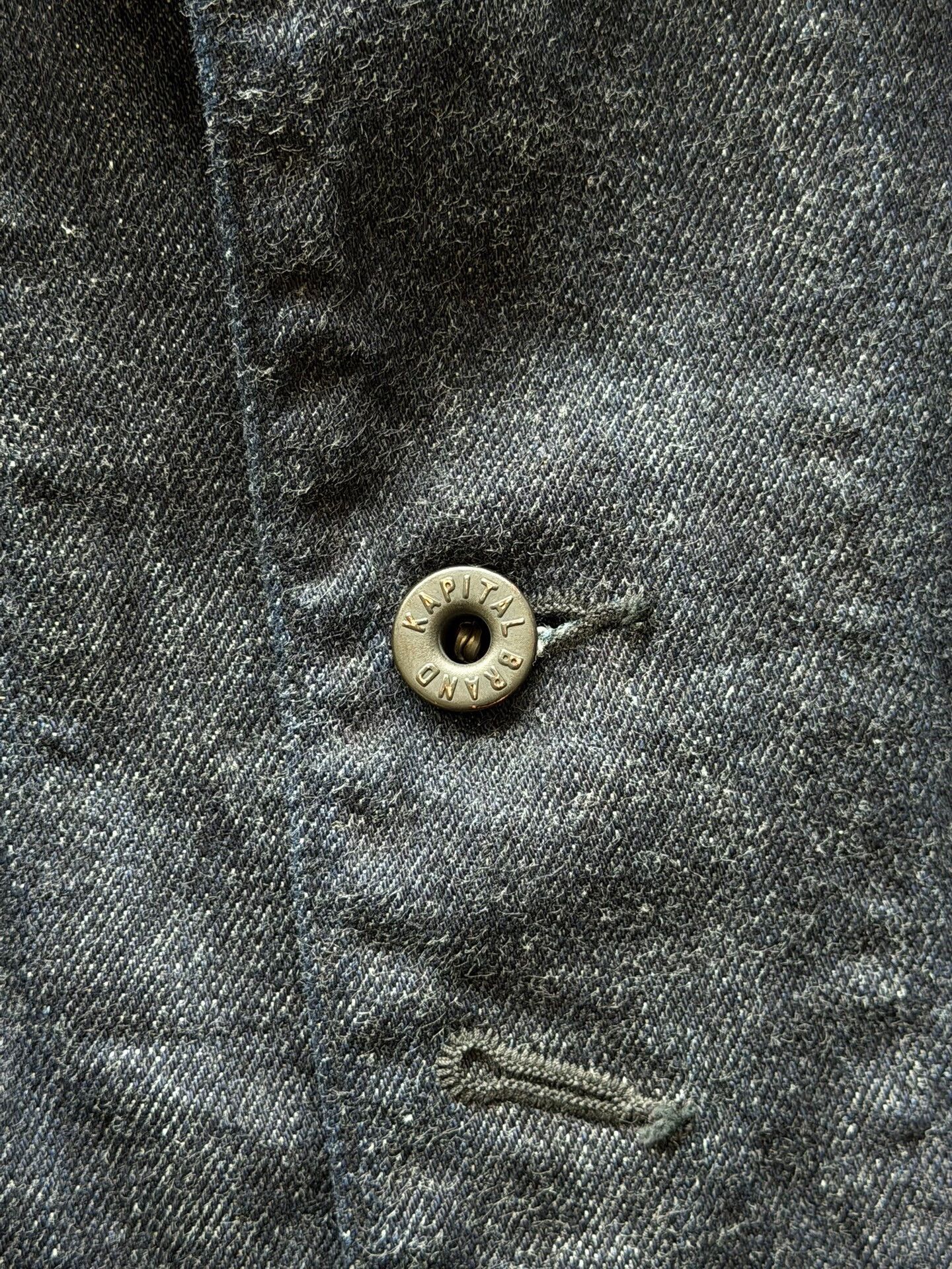 Kapital Kapital 26SS Dark Blue Denim Work Jacket Size US L / EU 52-54 / 3 - 4 Thumbnail