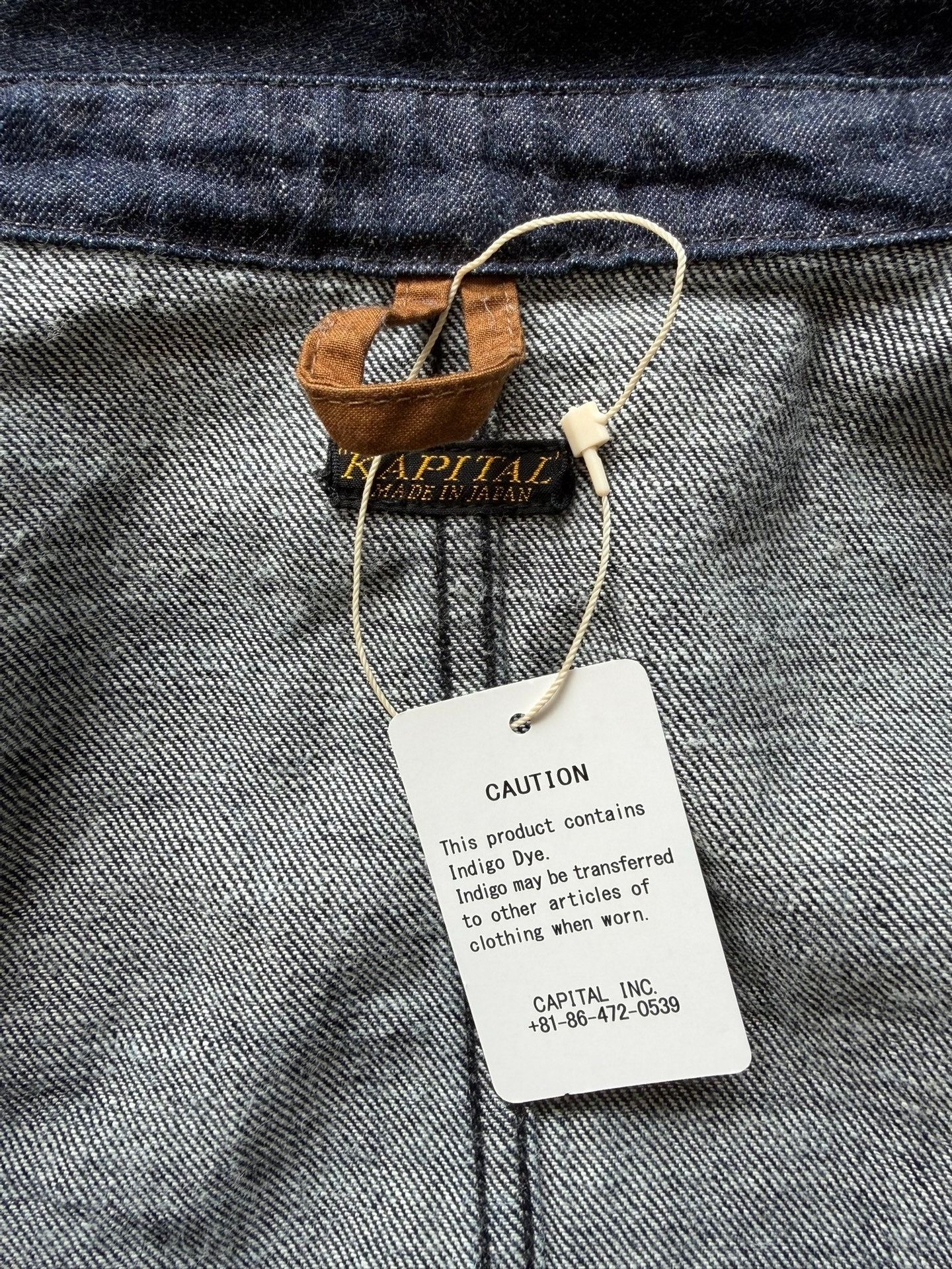 Kapital Kapital 26SS Dark Blue Denim Work Jacket Size US L / EU 52-54 / 3 - 7 Thumbnail