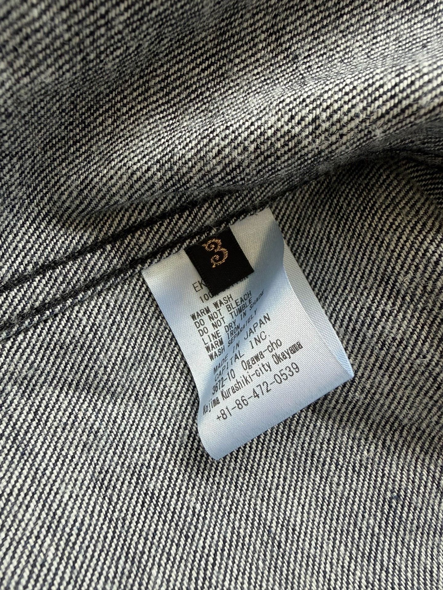Kapital Kapital 26SS Dark Blue Denim Work Jacket Size US L / EU 52-54 / 3 - 8 Thumbnail