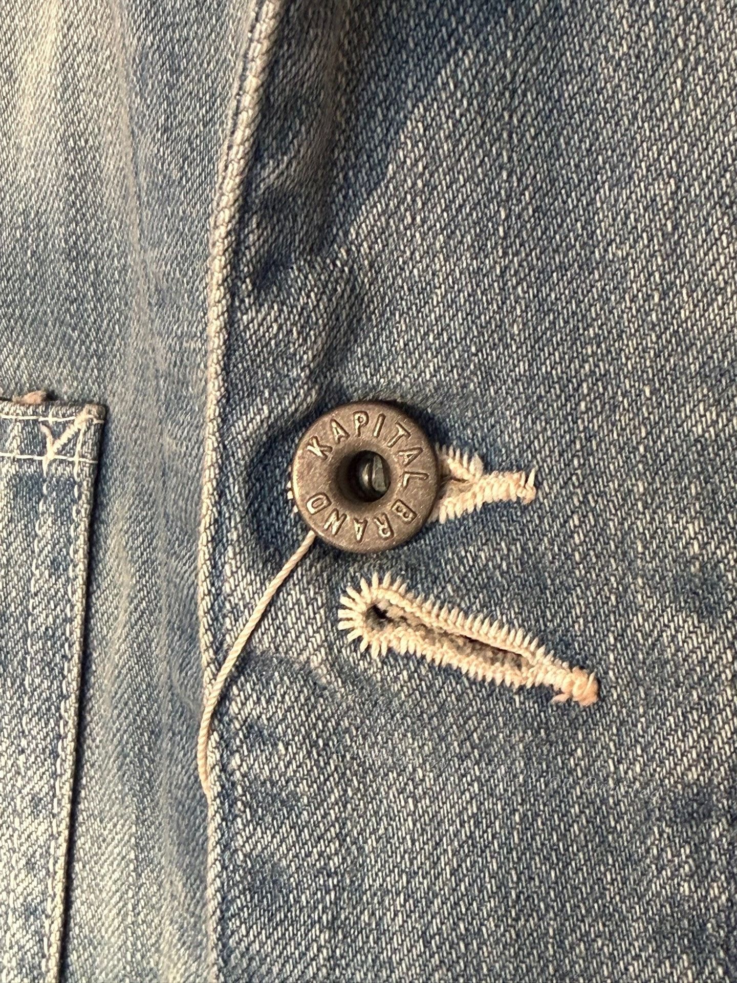 Kapital Kapital 25SS Short Four-Pocket Denim Jacket Size US L / EU 52-54 / 3 - 7 Thumbnail