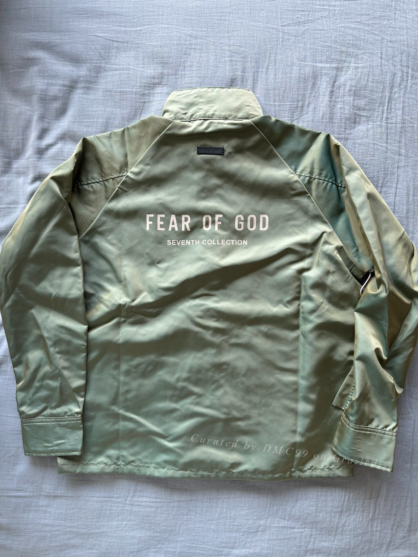 Fear of God Fear of God 7th Iridescent Green Logo Jacket Size US XS / EU 42 / 0 - 5 Thumbnail