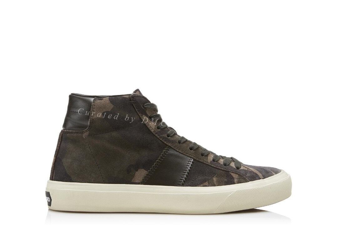 Tom Ford Tom Ford Camouflage Cambridge High Top Sneakers Size US 8 / EU 41 - 2 Thumbnail