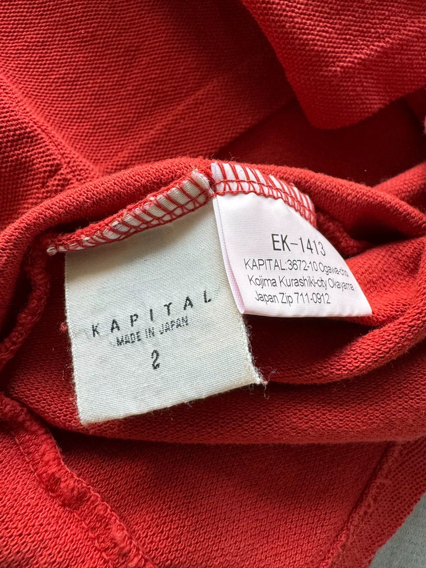 Kapital KAPITAL 23SS Piqué Mesh Pocket Polo Shirt Size US M / EU 48-50 / 2 - 7 Thumbnail
