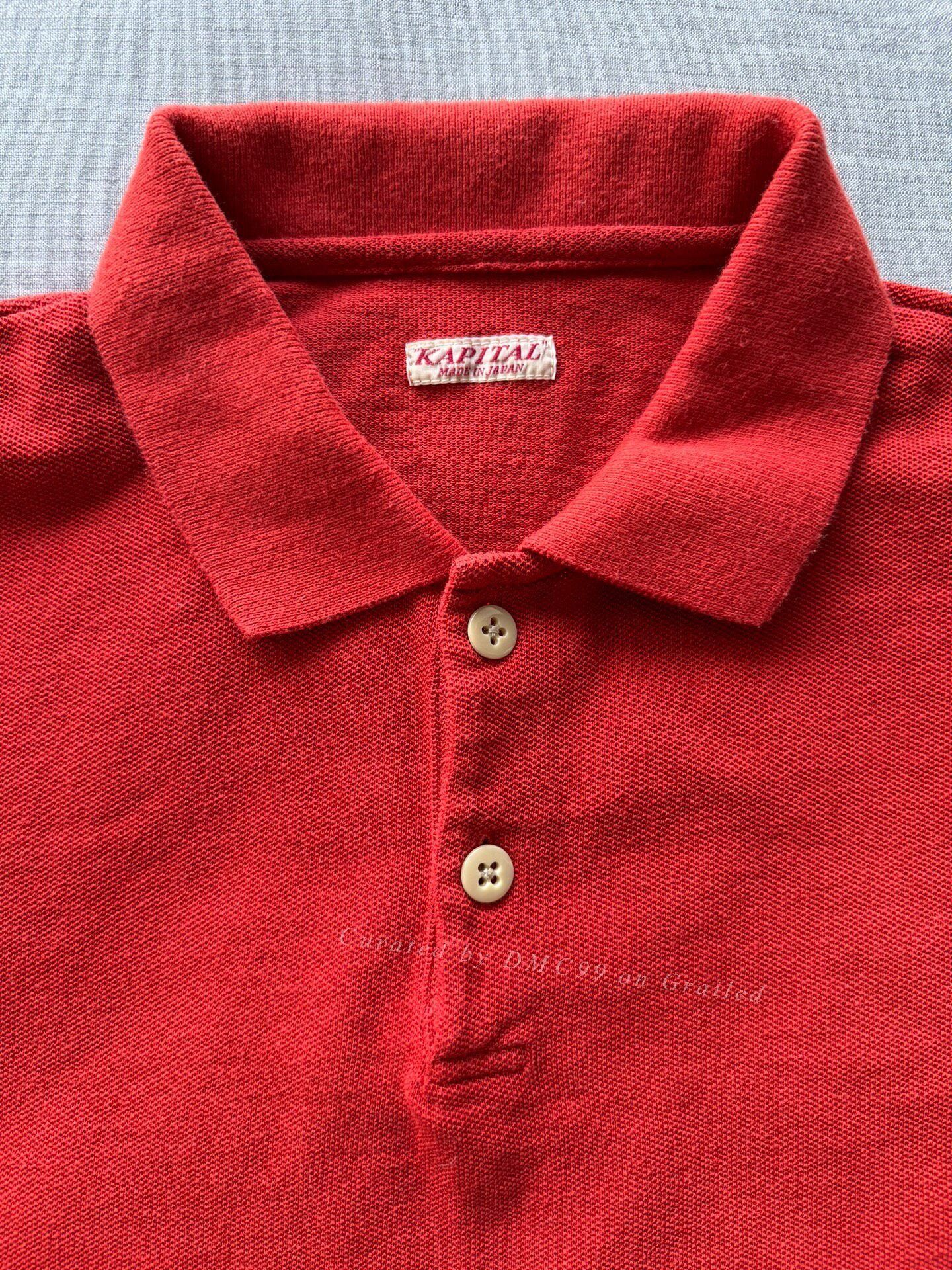 Kapital KAPITAL 23SS Piqué Mesh Pocket Polo Shirt Size US M / EU 48-50 / 2 - 3 Thumbnail