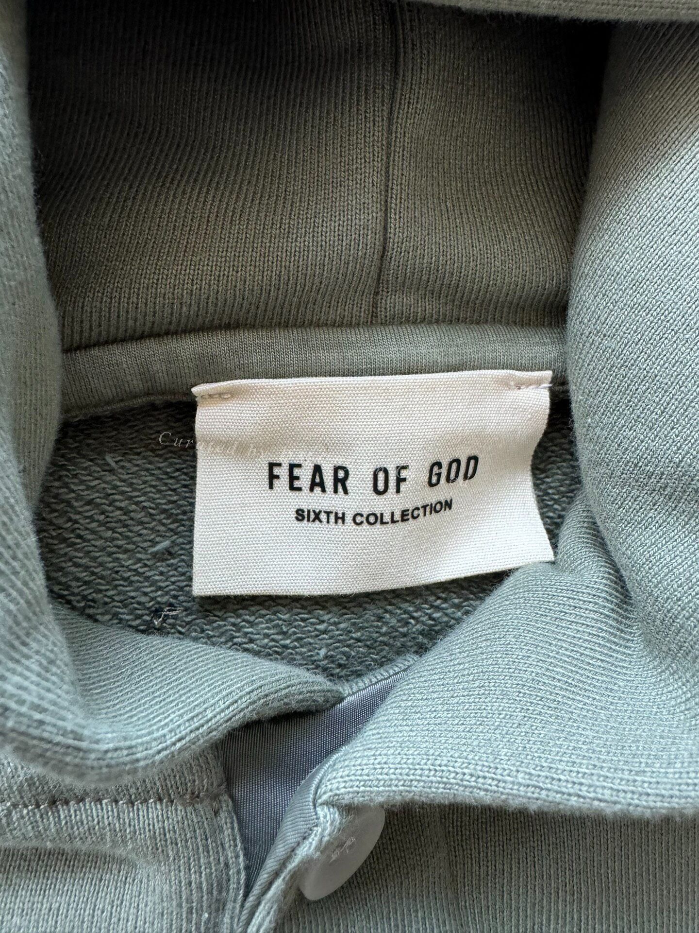 Fear of God FEAR OF GOD 6th Everyday Henley Hoodie Size US XS / EU 42 / 0 - 4 Thumbnail