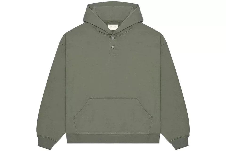 Fear of God FEAR OF GOD 6th Everyday Henley Hoodie Size US XS / EU 42 / 0 - 9 Thumbnail