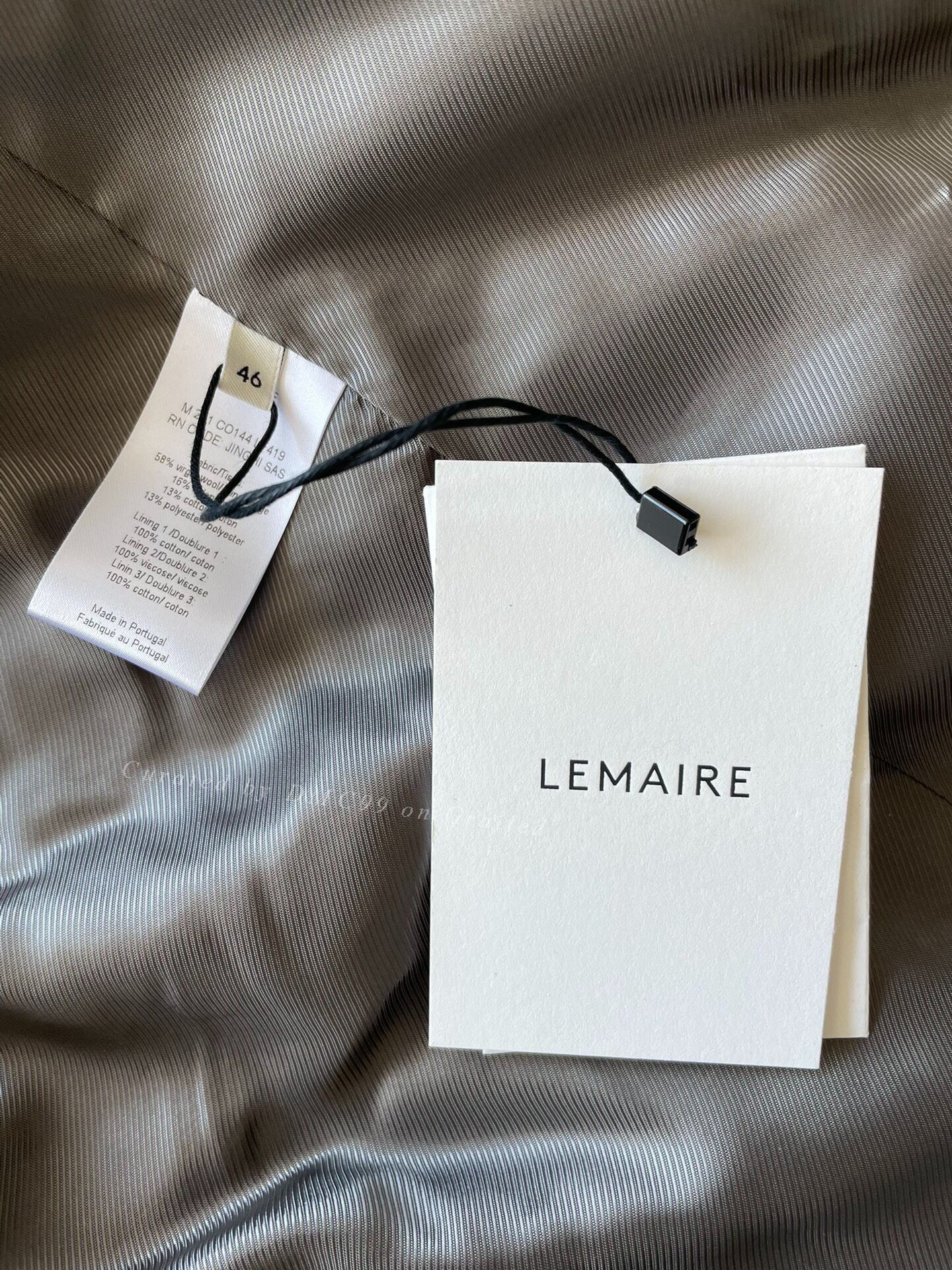 Lemaire Lemaire 20SS Blend Coat 46 Size US S / EU 44-46 / 1 - 4 Thumbnail