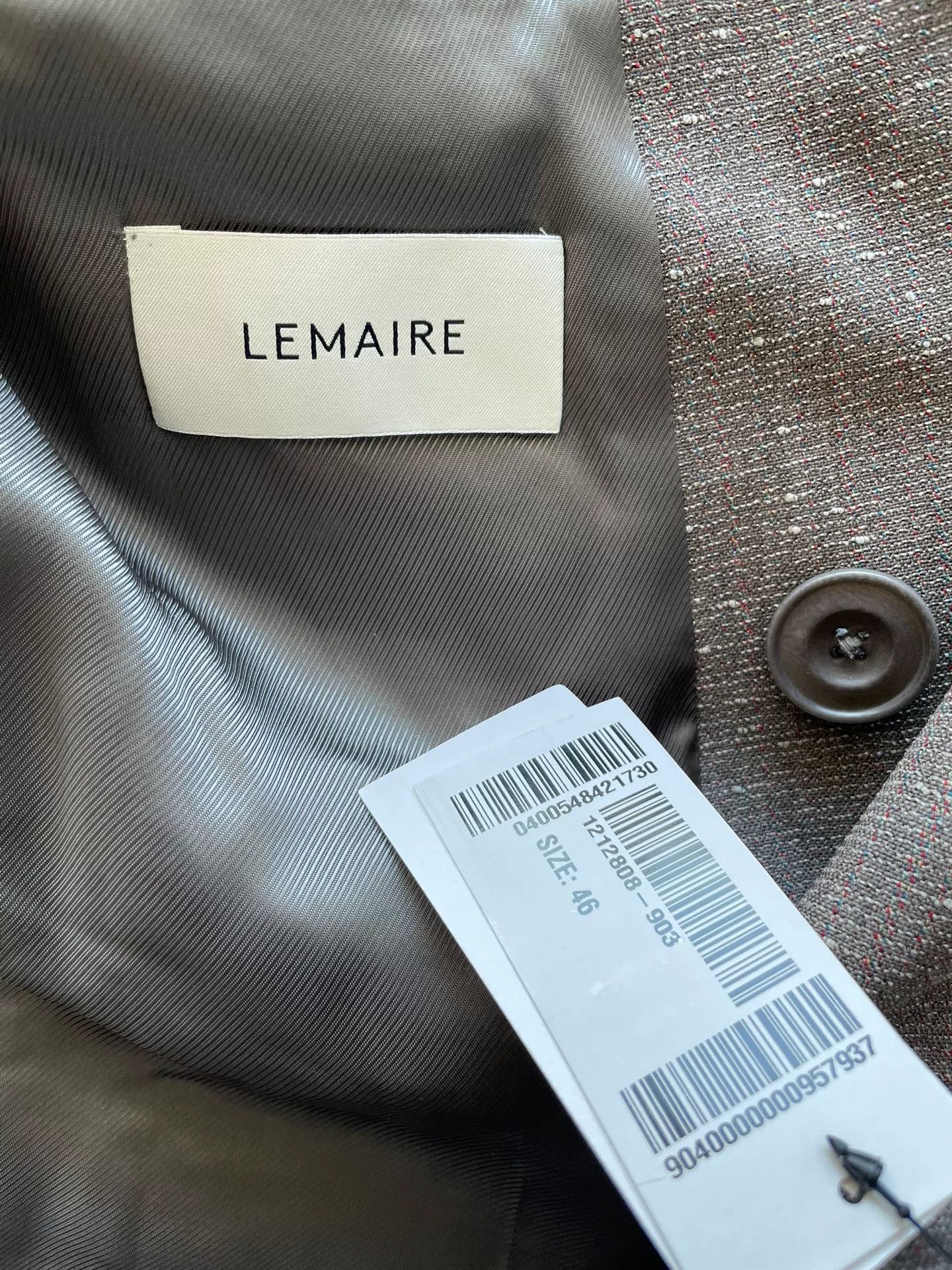 Lemaire Lemaire 20SS Blend Coat 46 Size US S / EU 44-46 / 1 - 5 Thumbnail