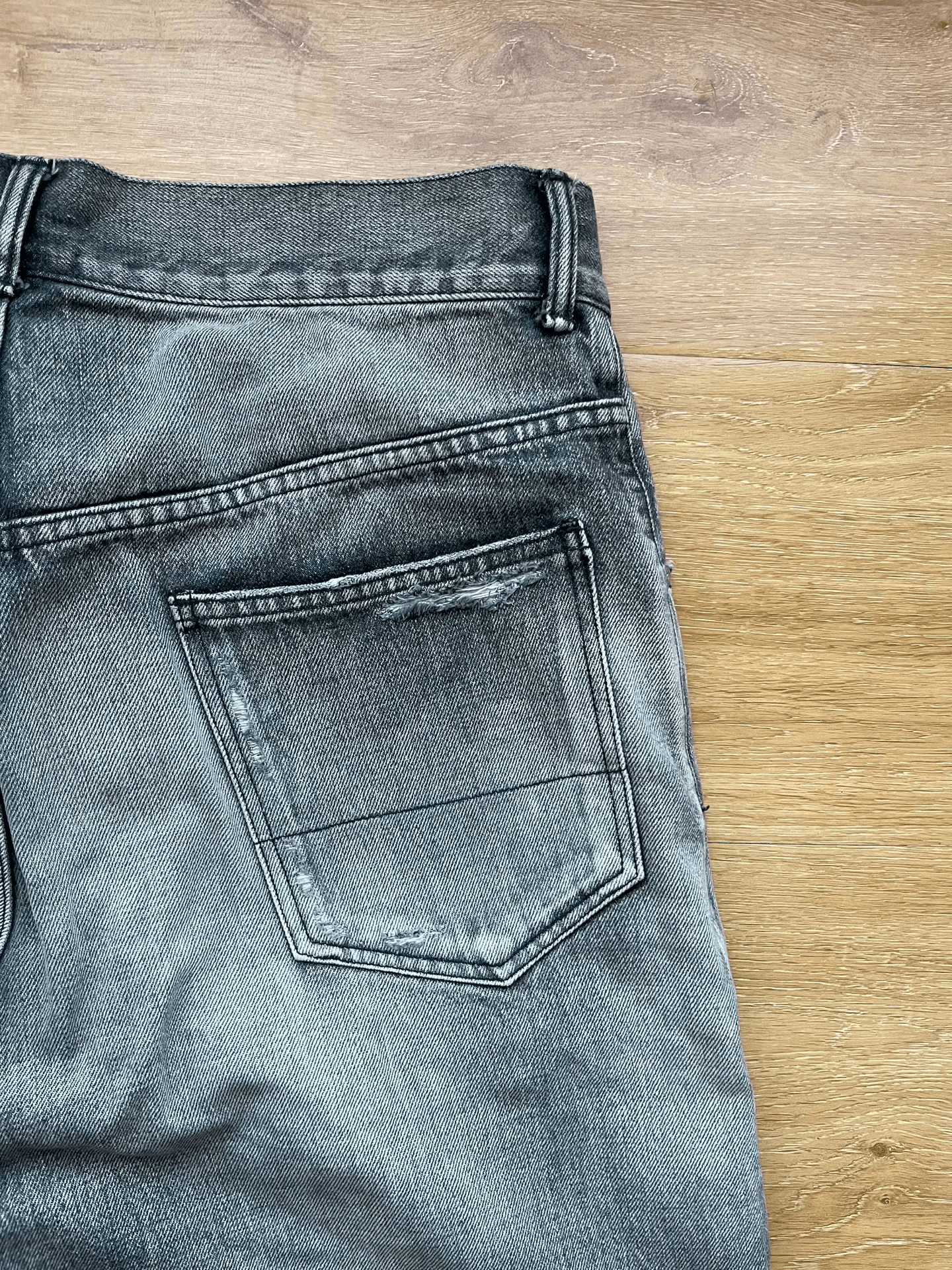 Other Ancellm Distressed Gray Jeans Size US 26 / EU 42 - 5 Thumbnail