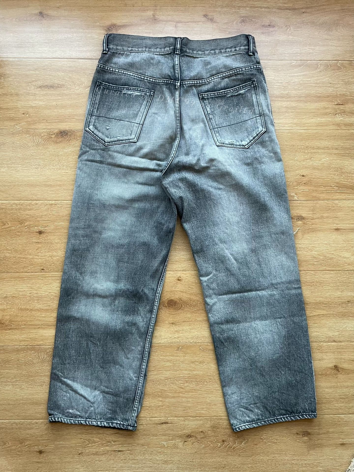 Other Ancellm Distressed Gray Jeans Size US 26 / EU 42 - 4 Thumbnail