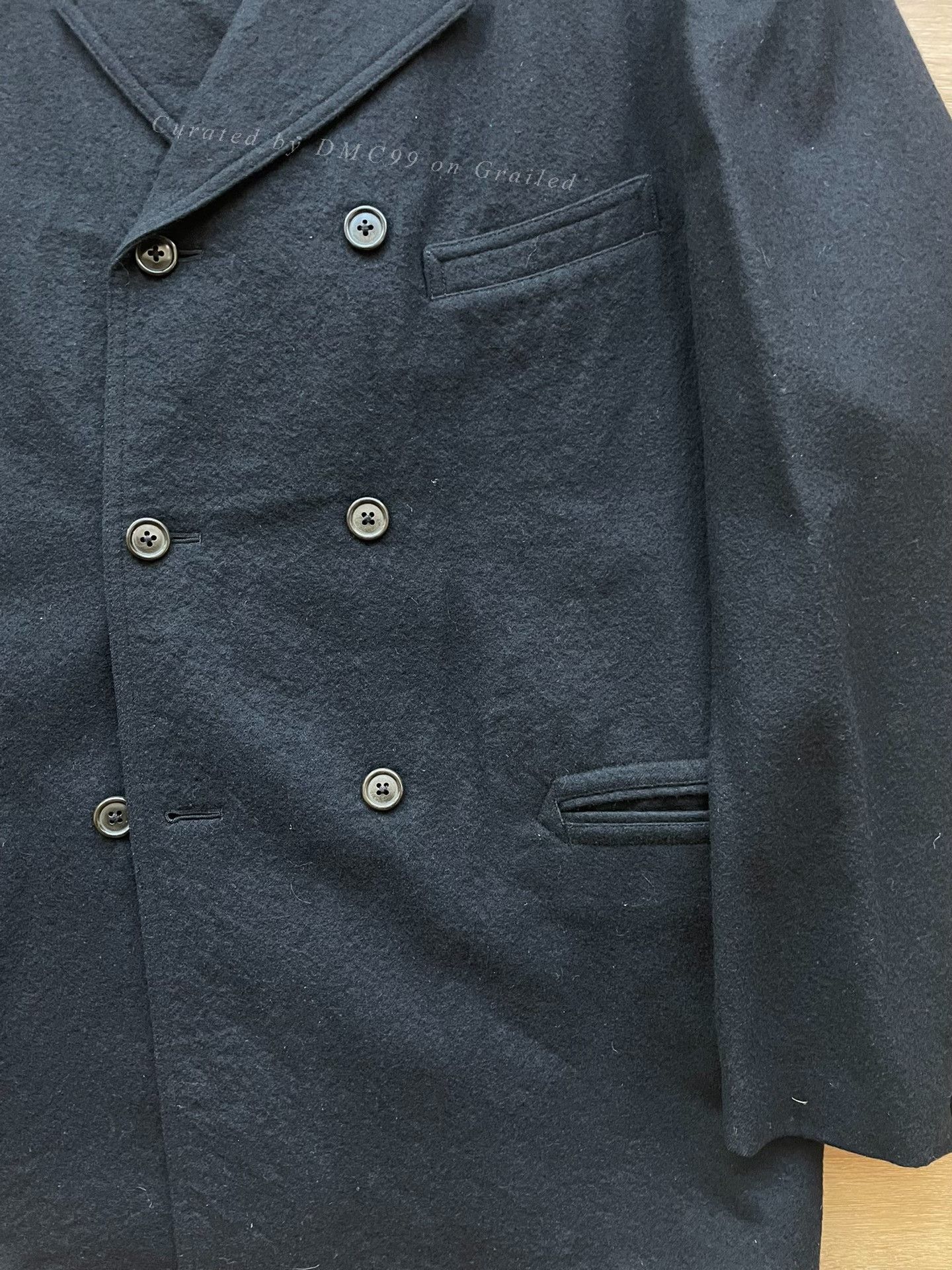 Yohji Yamamoto Yohji Yamamoto Y's Boiled Wool Suit Jacket Size US M / EU 48-50 / 2 - 3 Thumbnail