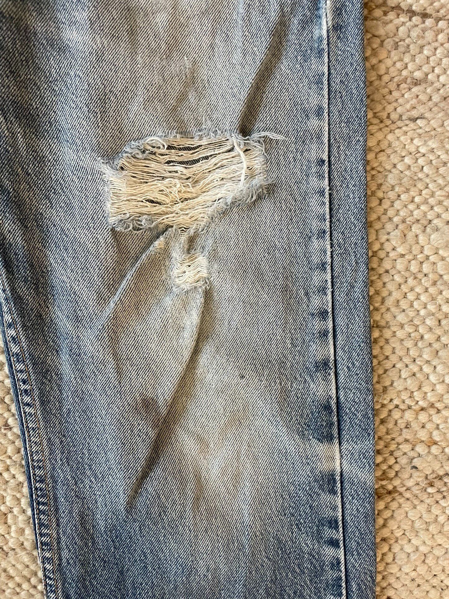 Levi's Vintage Clothing Levi's Vintage 505 Distressed Jeans Size US 30 / EU 46 - 2 Thumbnail