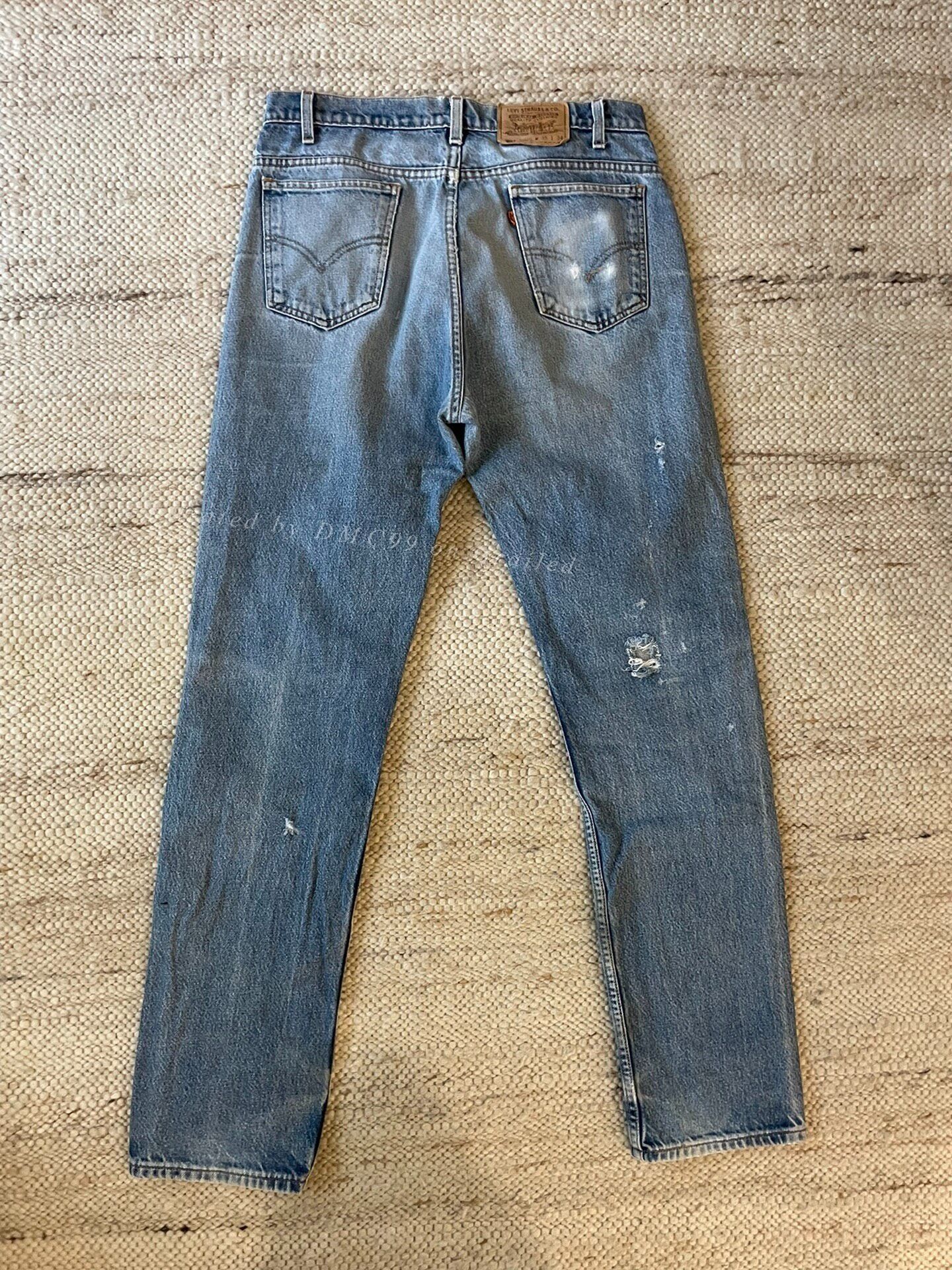 Levi's Vintage Clothing Levi's Vintage 505 Distressed Jeans Size US 30 / EU 46 - 5 Thumbnail