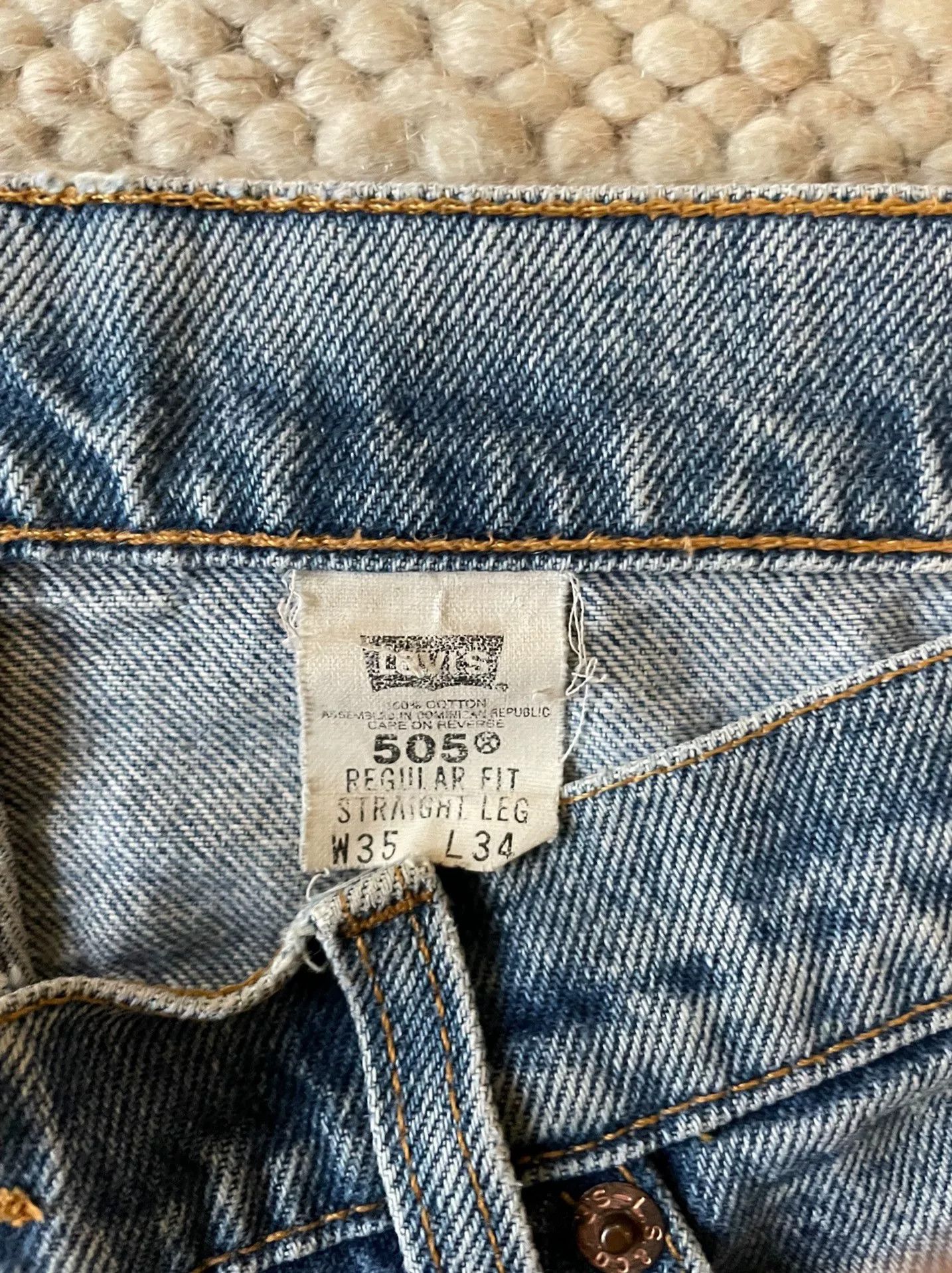 Levi's Vintage Clothing Levi's Vintage 505 Distressed Jeans Size US 30 / EU 46 - 4 Thumbnail