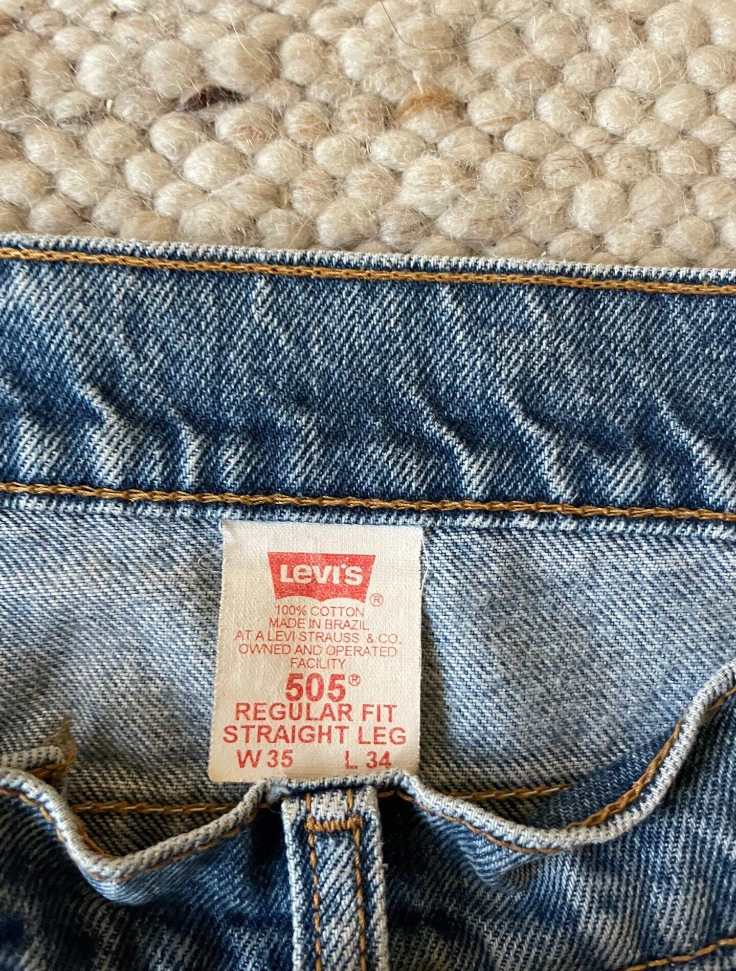 Levi's Vintage Clothing Levi's Vintage 505 Distressed Jeans Size US 30 / EU 46 - 4 Thumbnail