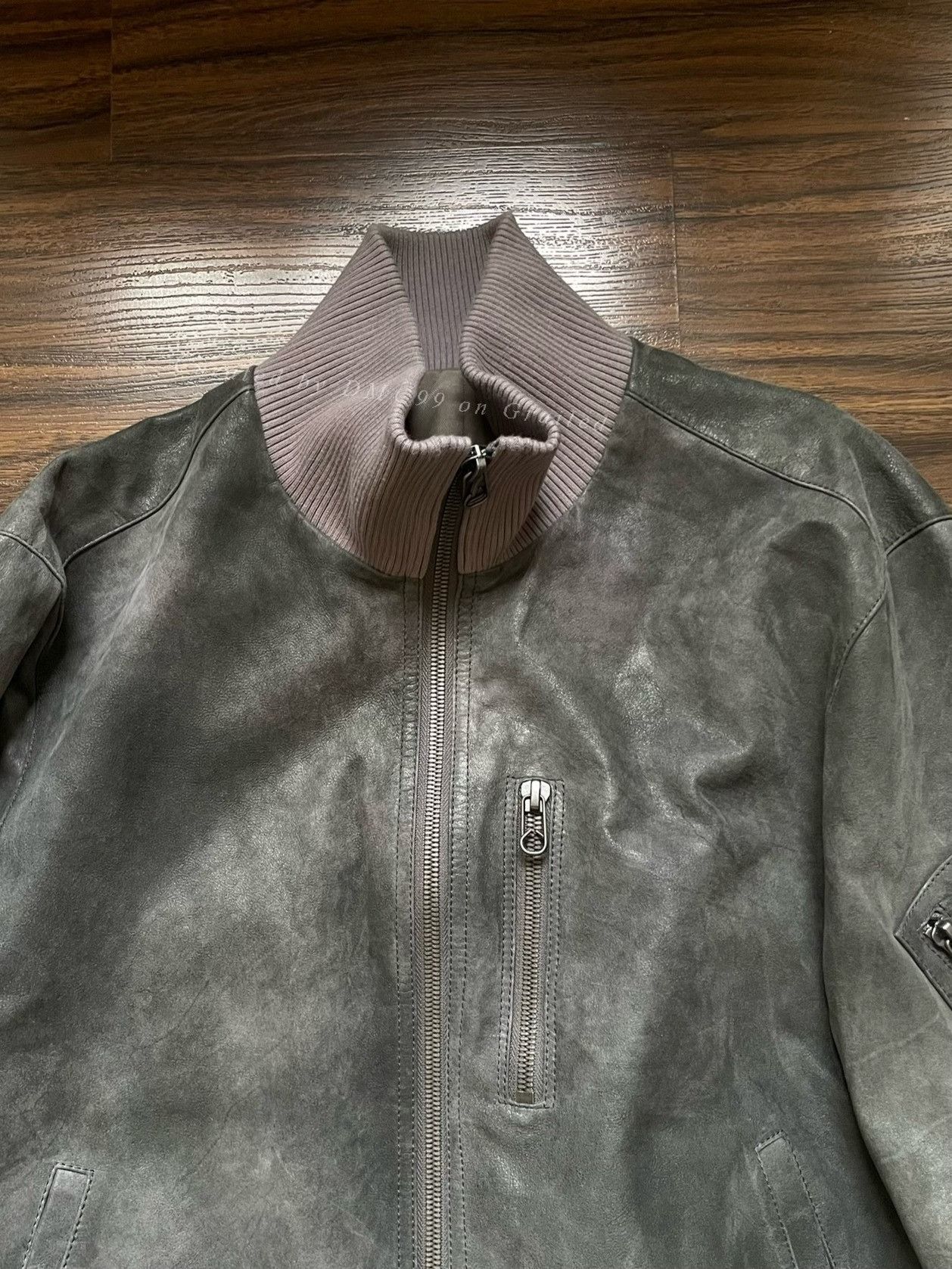 Other Radiance Blue German High Collar Flight Jacket Size US L / EU 52-54 / 3 - 4 Thumbnail