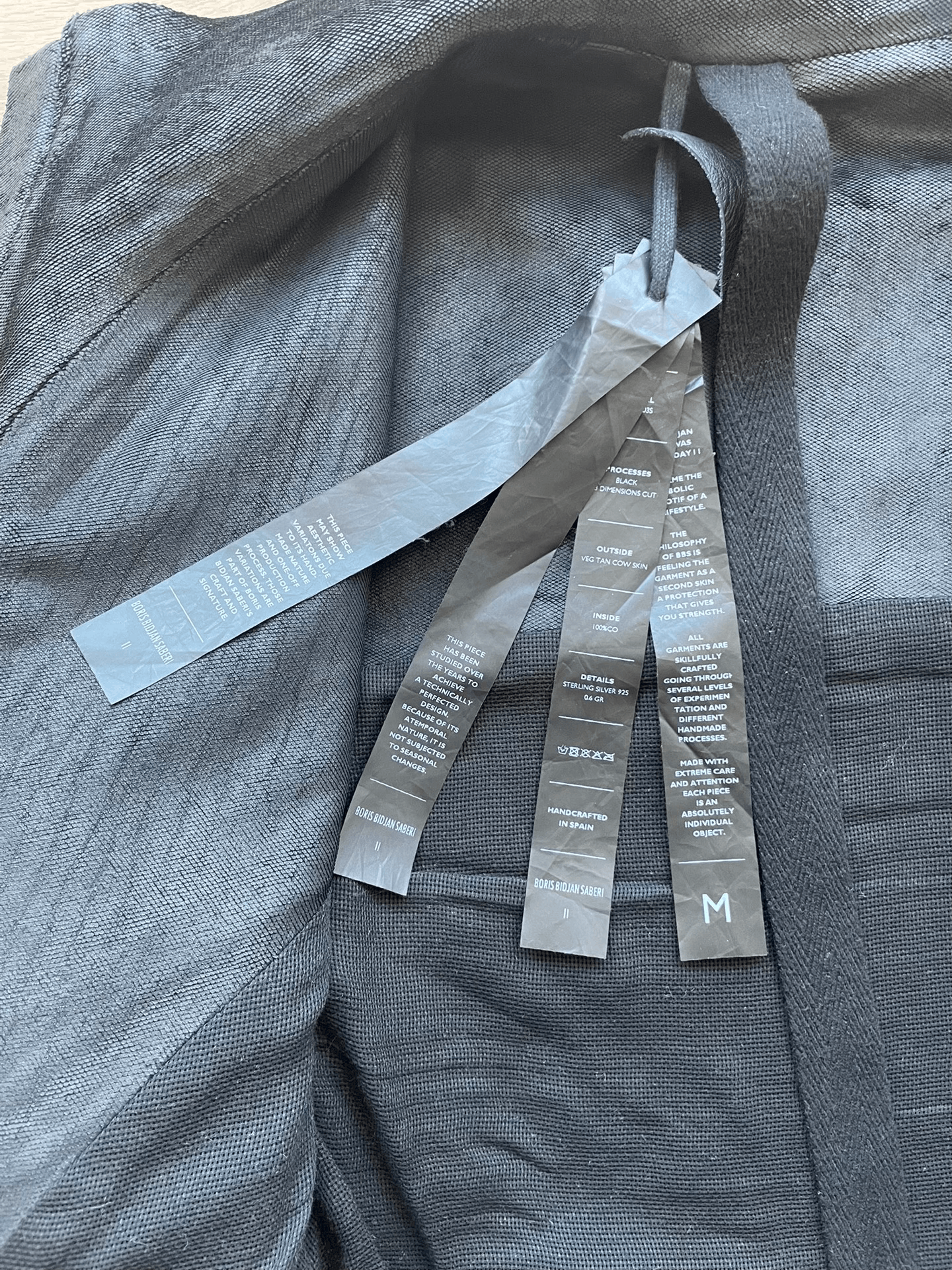 Boris Bidjan Saberi Boris Bidjan Saberi J1 Laser Leather Jacket Size US M / EU 48-50 / 2 - 8 Thumbnail