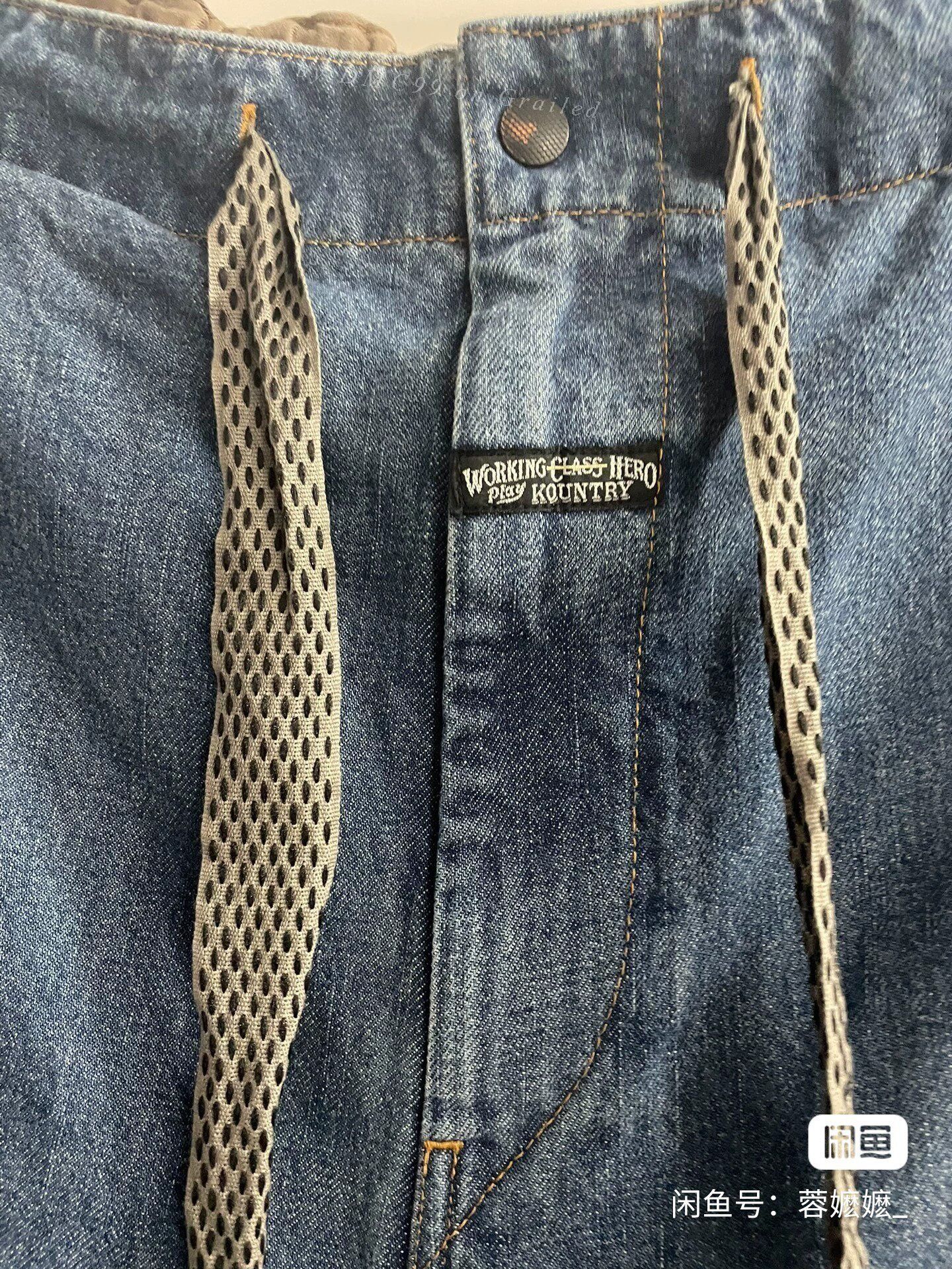 Kapital KAPITAL 23AW Vintage Distressed Cargo Jeans Size US 34 / EU 50 - 2 Thumbnail