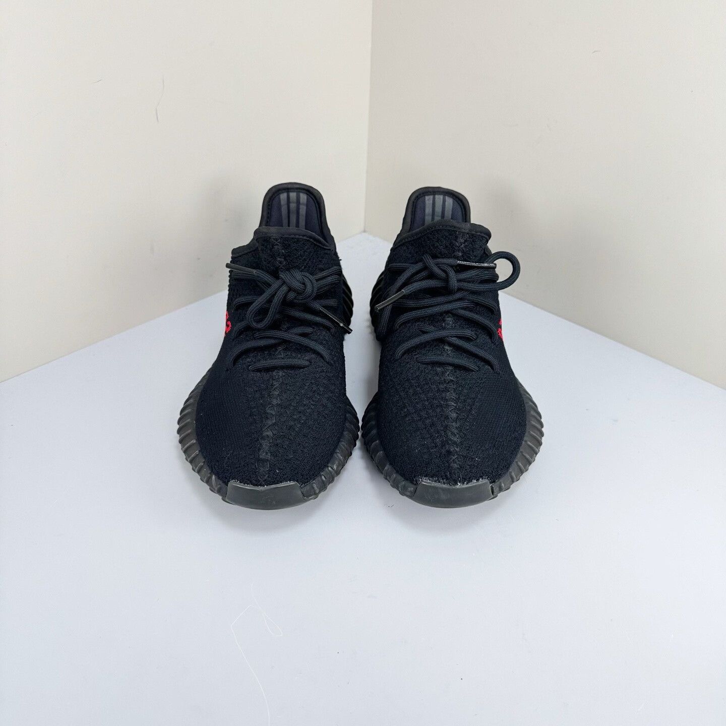 Yeezy Adidas Yeezy 350 V2 Black Red Size US 6 / EU 39 - 2 Thumbnail