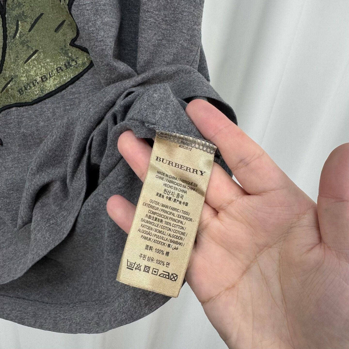 Burberry Burberry Monster Embroidery Letter Short Sleeve Size US M / EU 48-50 / 2 - 6 Thumbnail
