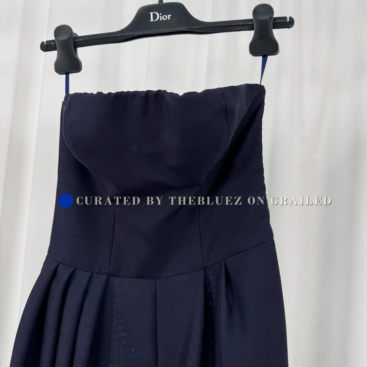 Dior Dior Wool Strapless Jumpsuit Size 34" / US 12 / IT 48 - 3 Thumbnail