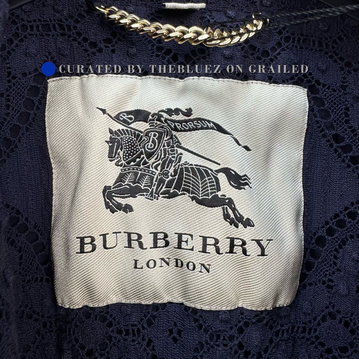 Burberry Burberry Lace Embroidery Double-Breasted Trench Coat Size S / US 4 / IT 40 - 5 Thumbnail