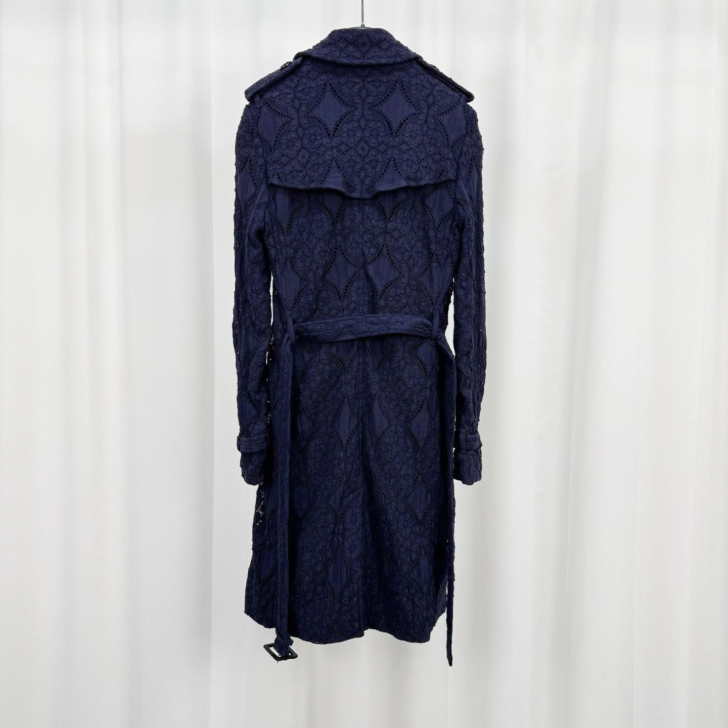 Burberry Burberry Lace Embroidery Double-Breasted Trench Coat Size S / US 4 / IT 40 - 2 Thumbnail