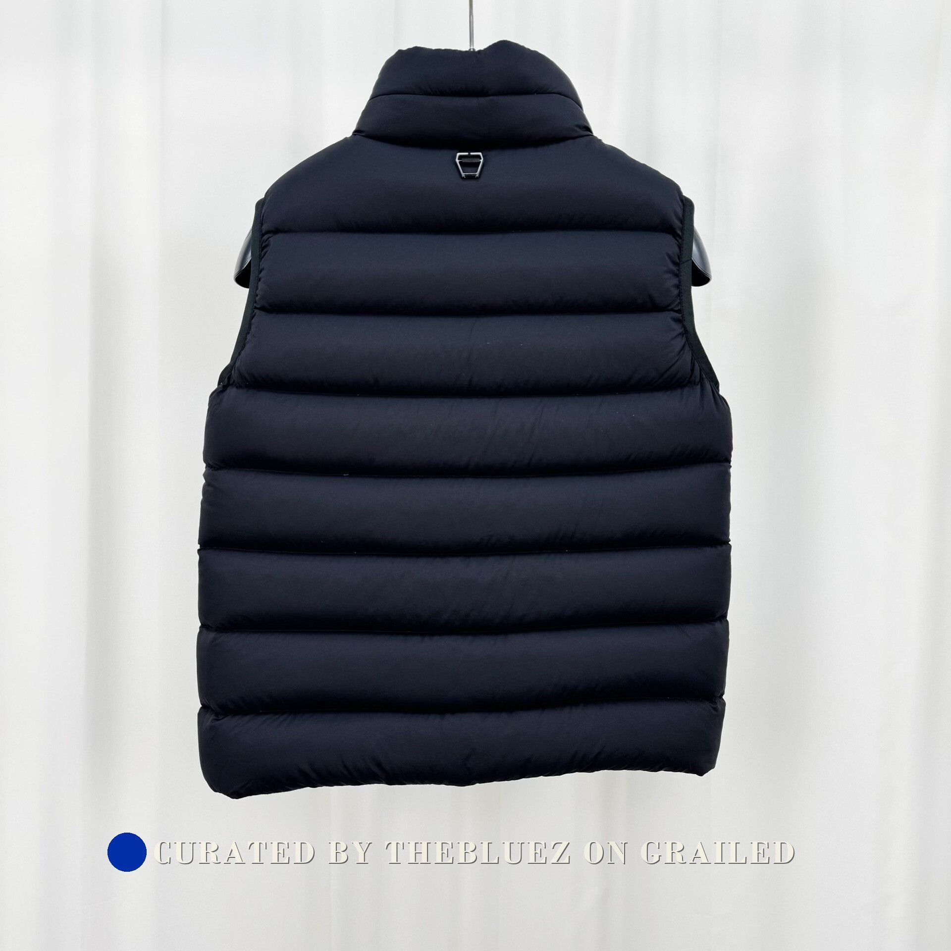 Moncler Moncler Black Printed Letter Down Vest Size XS / US 0-2 / IT 36-38 - 2 Thumbnail