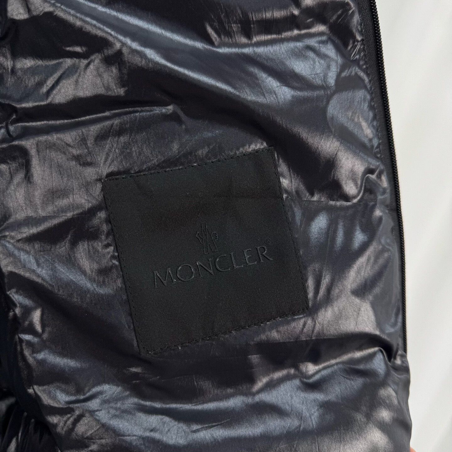 Moncler Moncler Black Printed Letter Down Vest Size XS / US 0-2 / IT 36-38 - 5 Thumbnail