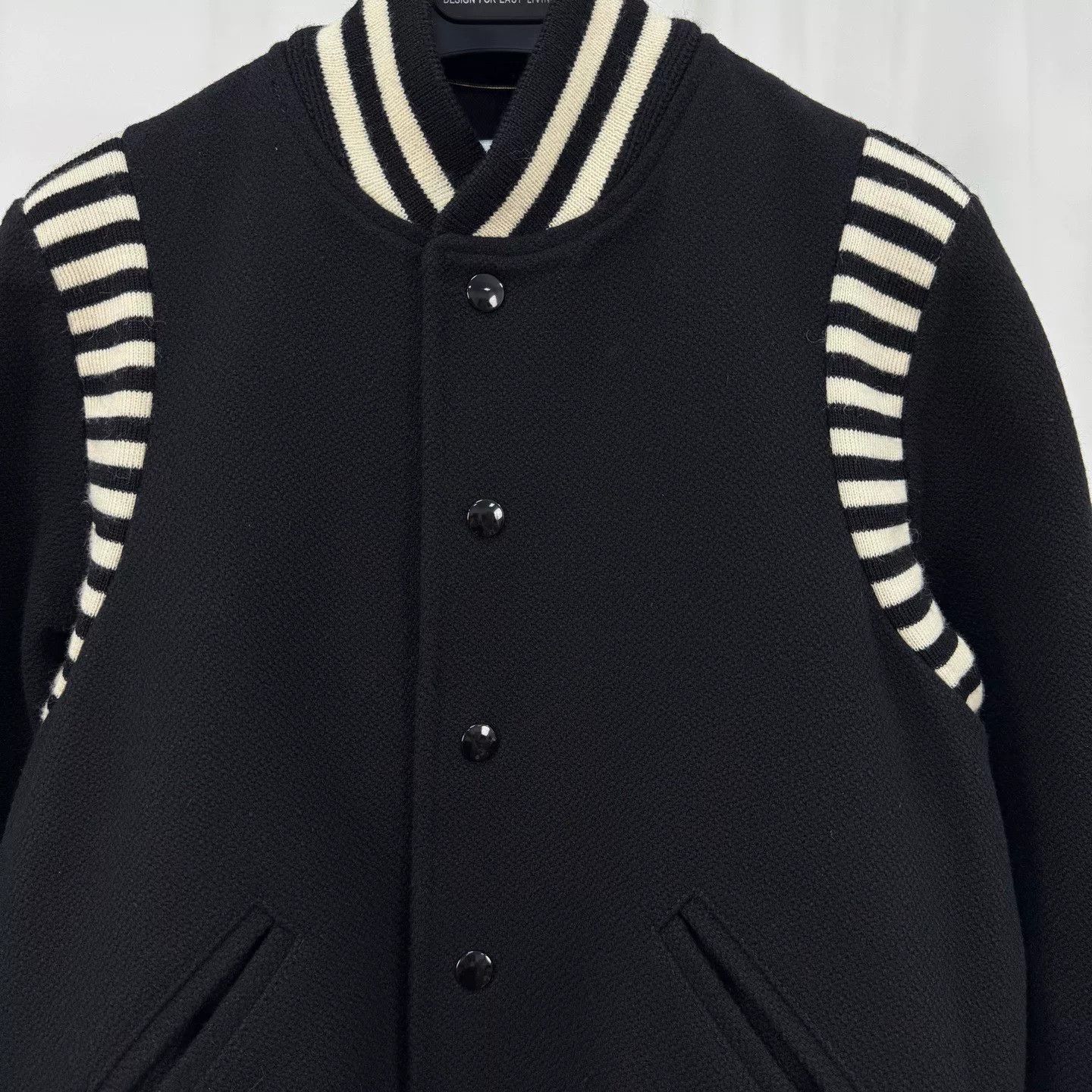 Saint Laurent Paris Saint Laurent Wool Baseball Jacket Size XS / US 0-2 / IT 36-38 - 3 Thumbnail