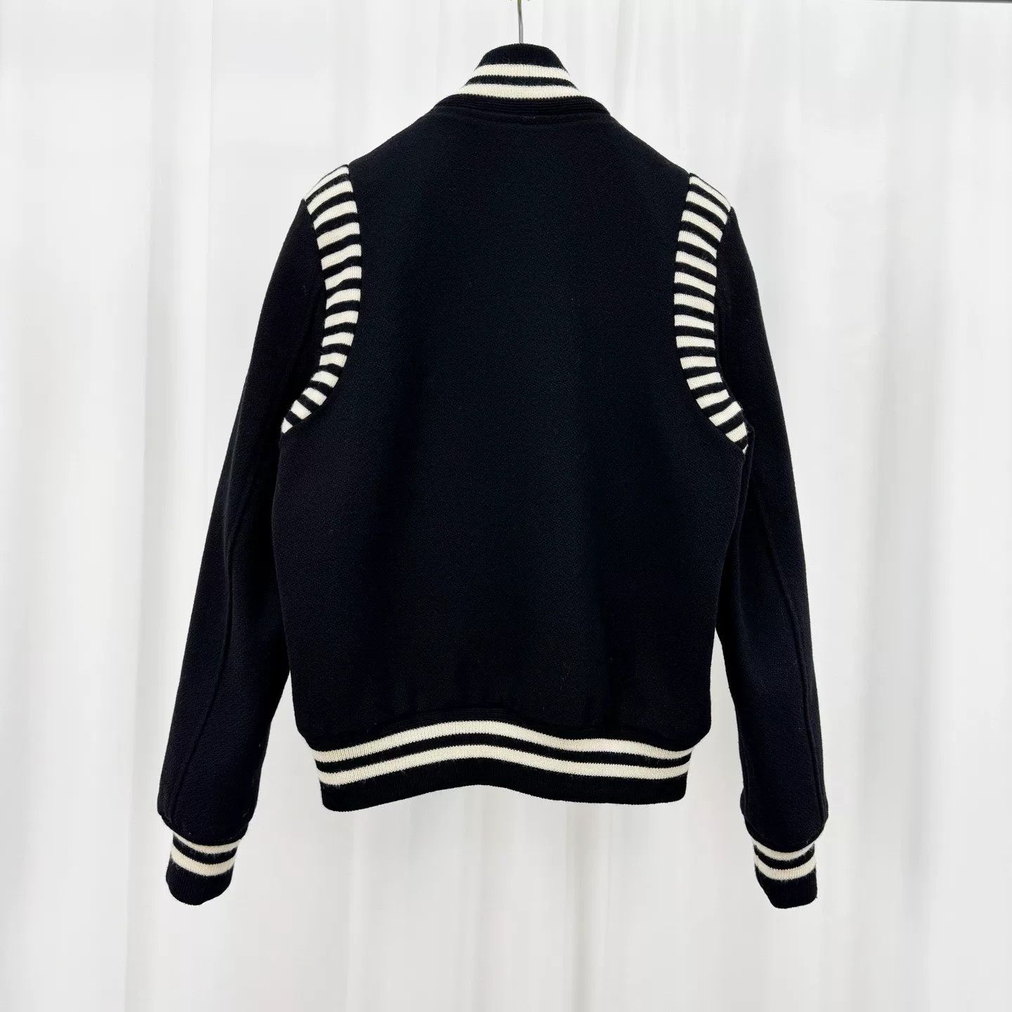 Saint Laurent Paris Saint Laurent Wool Baseball Jacket Size XS / US 0-2 / IT 36-38 - 2 Thumbnail