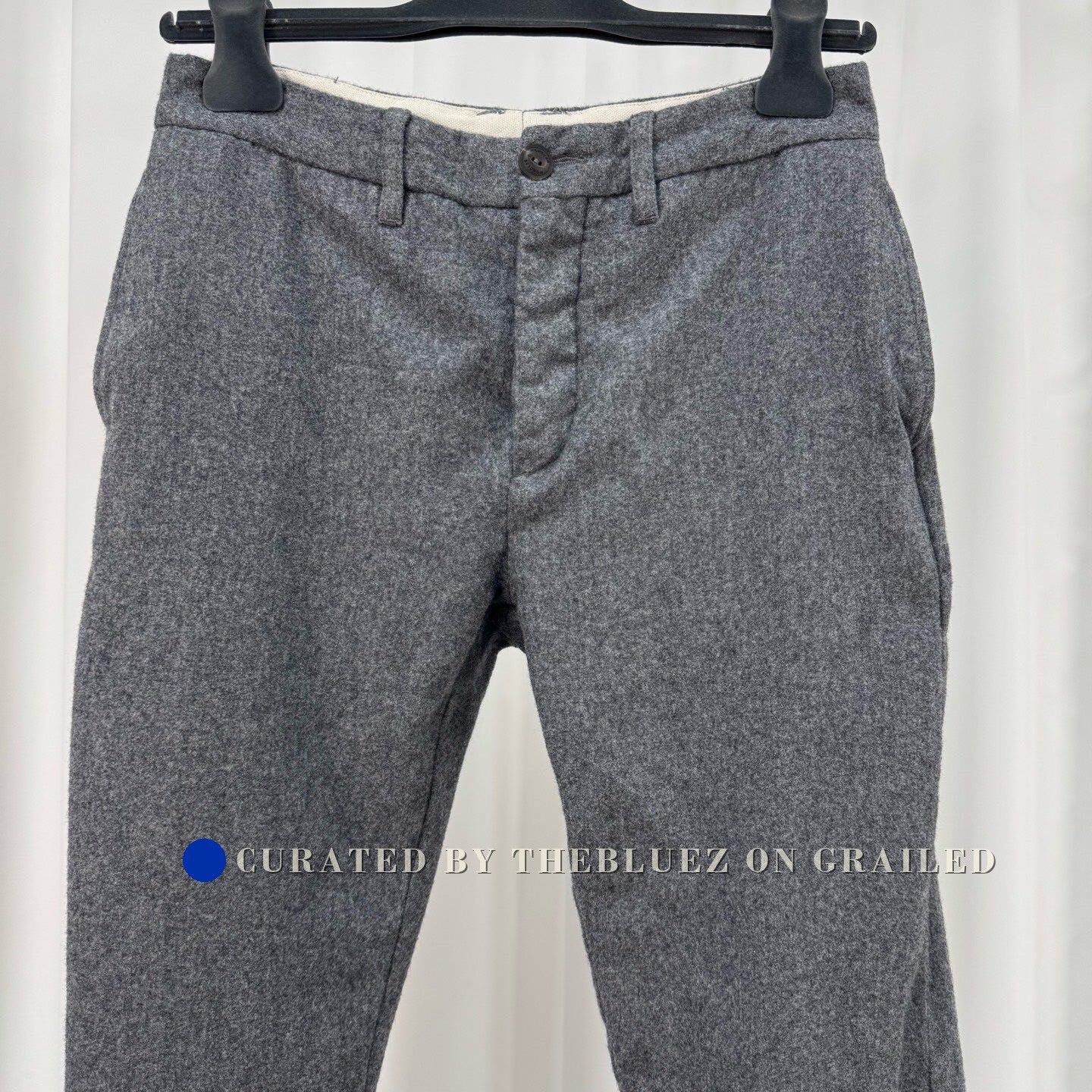 Moncler Moncler Gray Wool Casual Pants Size US 32 / EU 48 - 3 Thumbnail