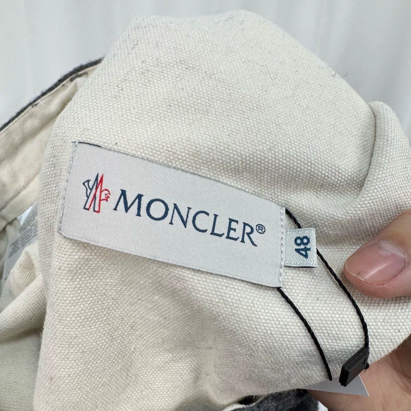 Moncler Moncler Gray Wool Casual Pants Size US 32 / EU 48 - 5 Thumbnail