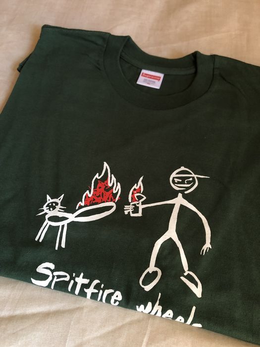 Supreme spitfire 2024 cat tee