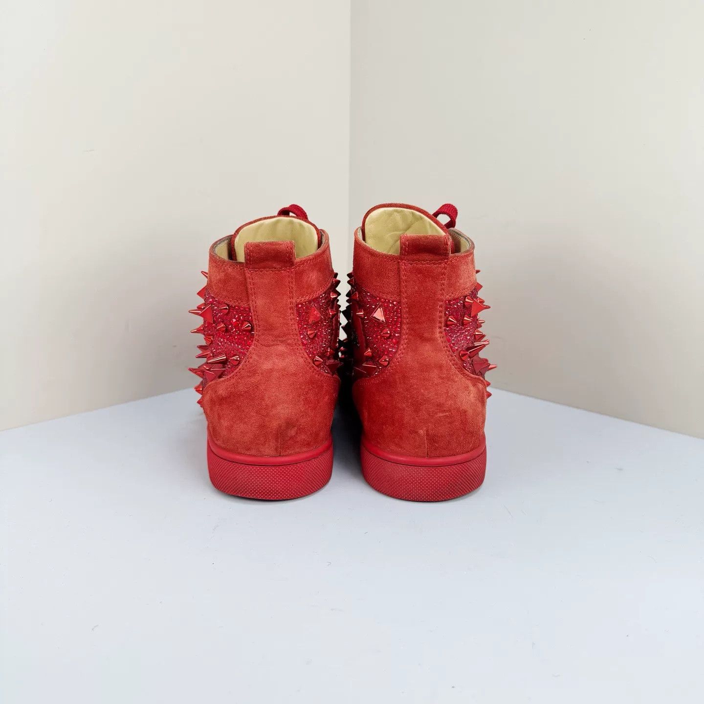 Christian Louboutin Christian Louboutin Red Crystal Casual Shoes Size US 8.5 / IT 38.5 - 3 Thumbnail